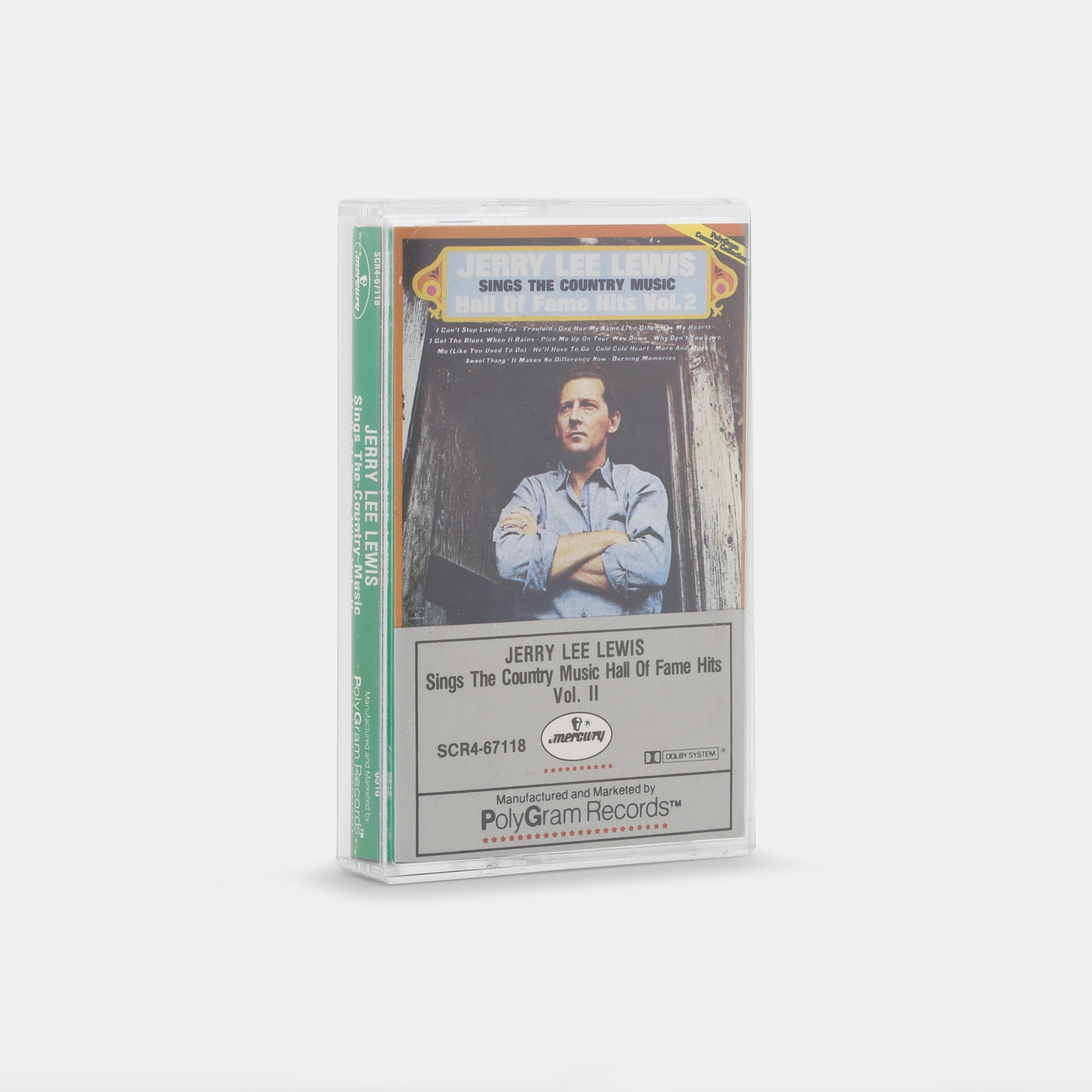 Jerry Lee Lewis - Sings The Country Music Hall Of Fame Hits Vol. 2 Cassette Tape