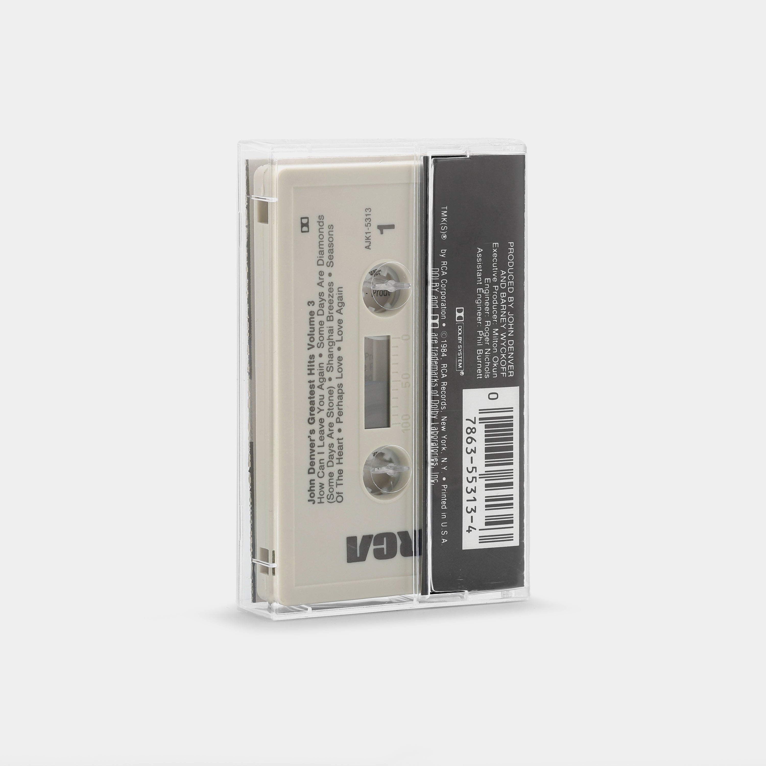 John Denver - Greatest Hits Volume 3 Cassette Tape