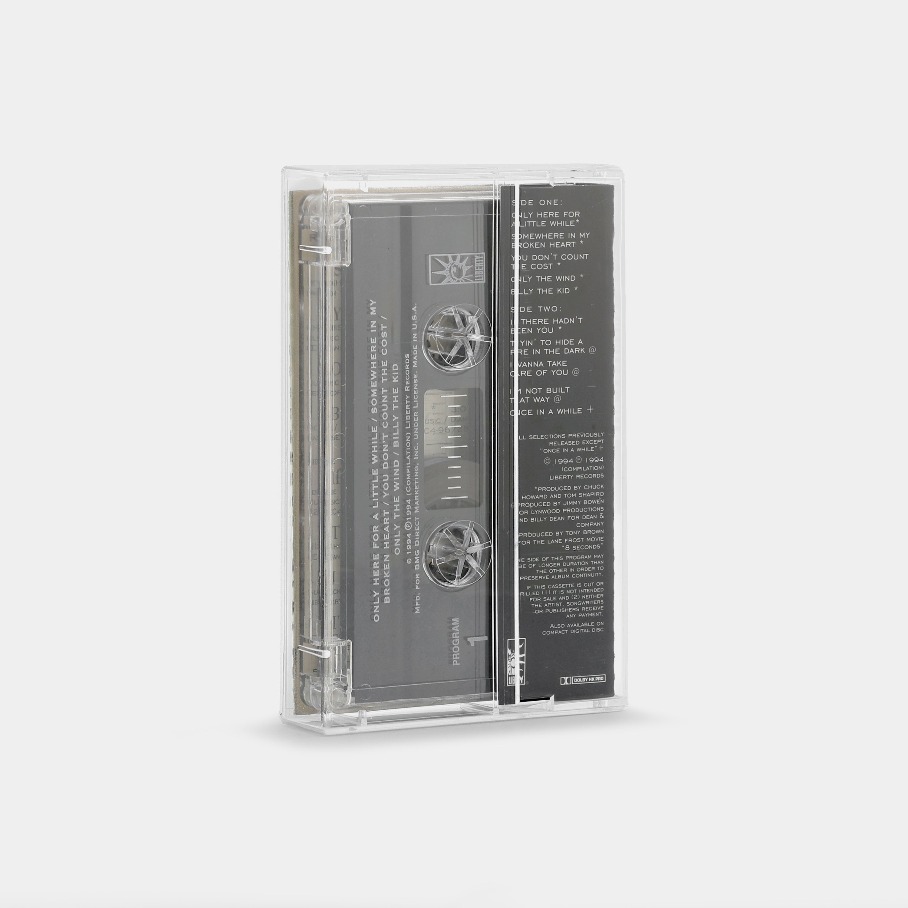 Billy Dean - Greatest Hits Cassette Tape