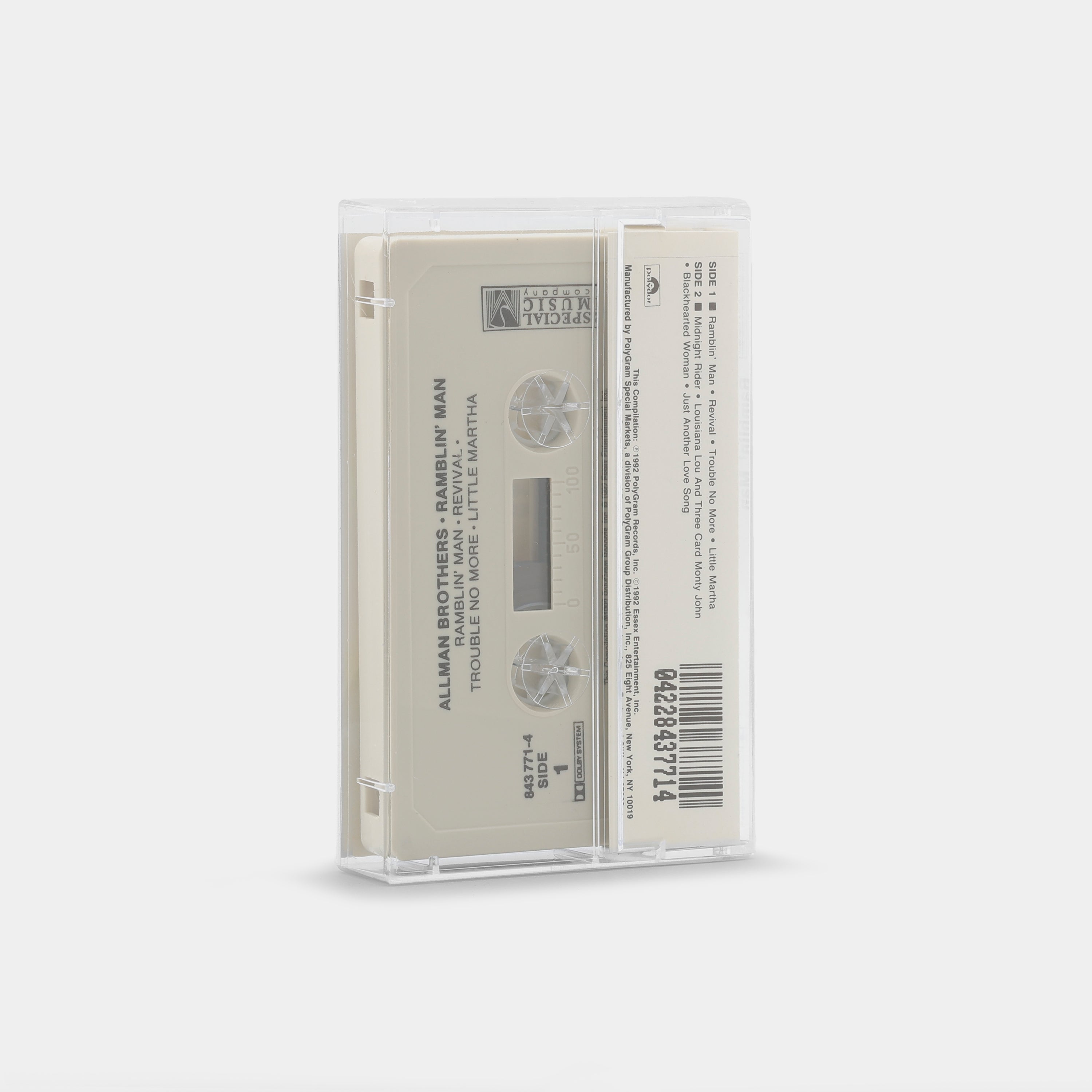 The Allman Brothers Band - Ramblin’ Man Cassette Tape