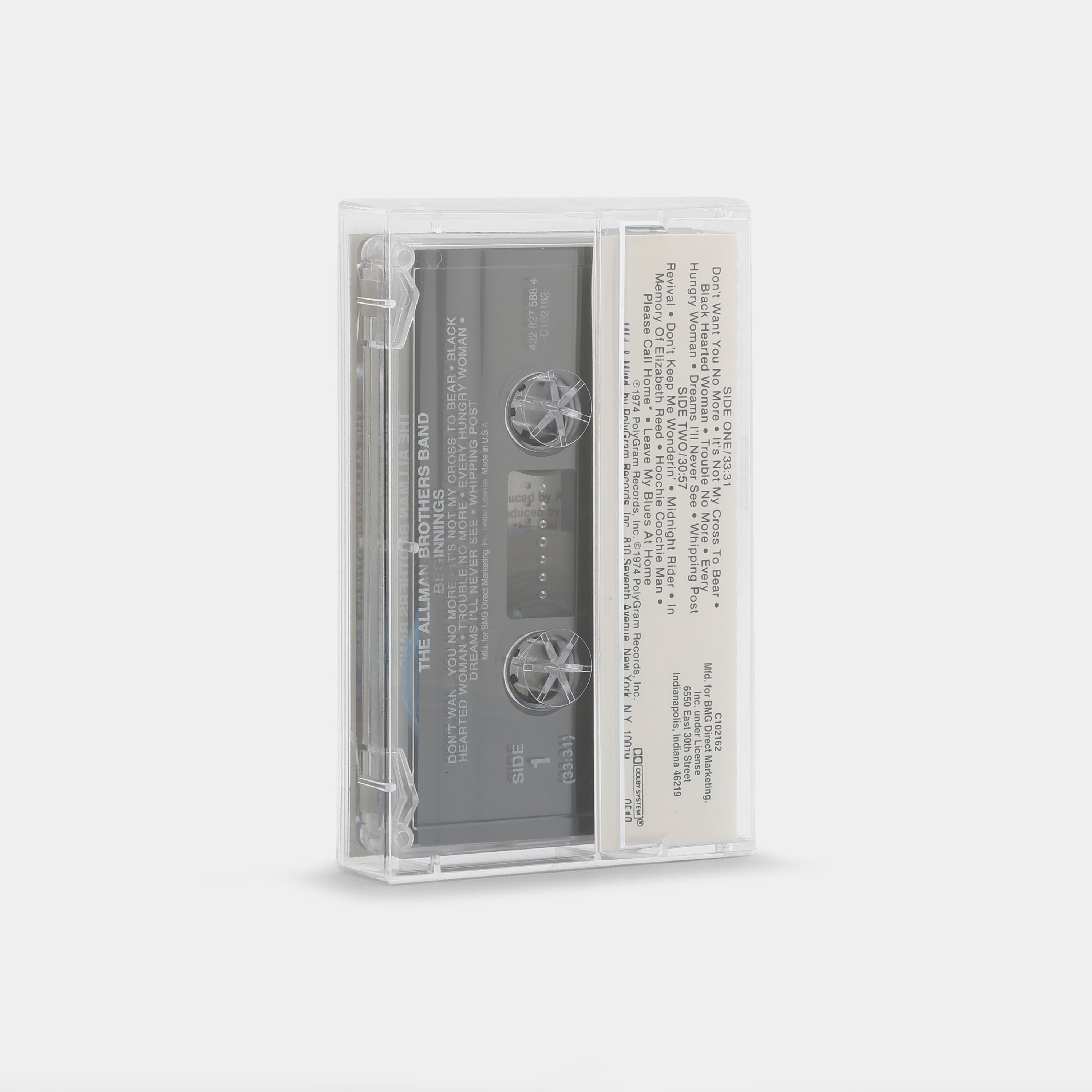 The Allman Brothers Band - Beginnings Cassette Tape