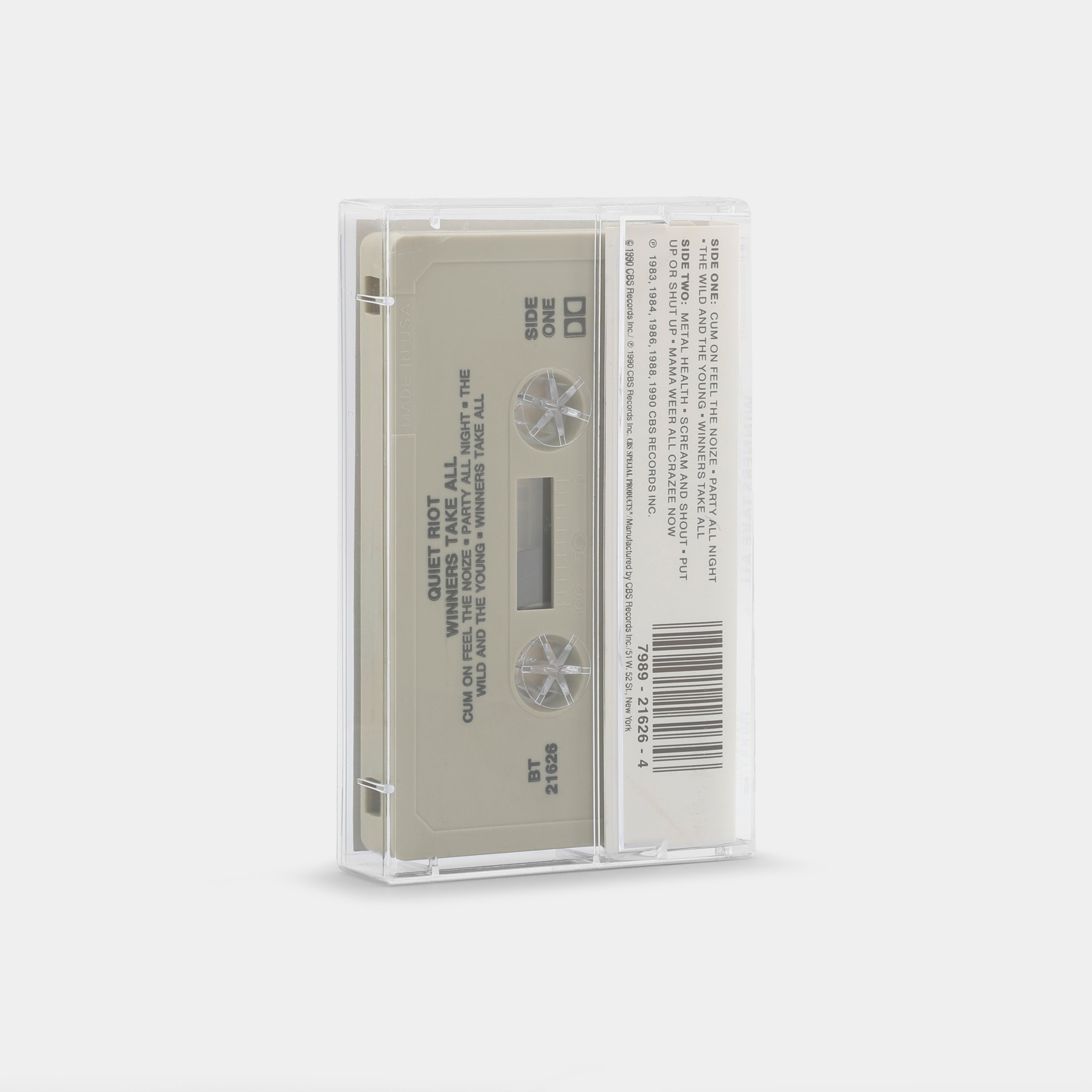 Quiet Riot - Winners Take All Cassette Tape