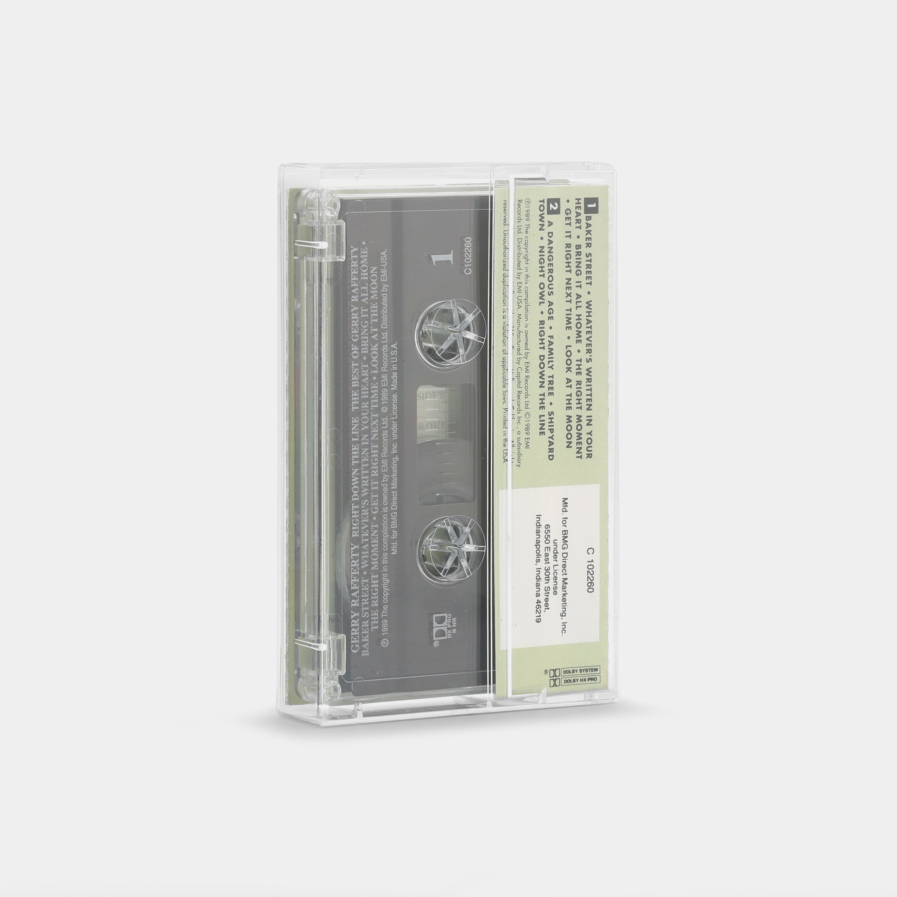 Gerry Rafferty - Right Down The Line - The Best Of Gerry Rafferty Cassette Tape