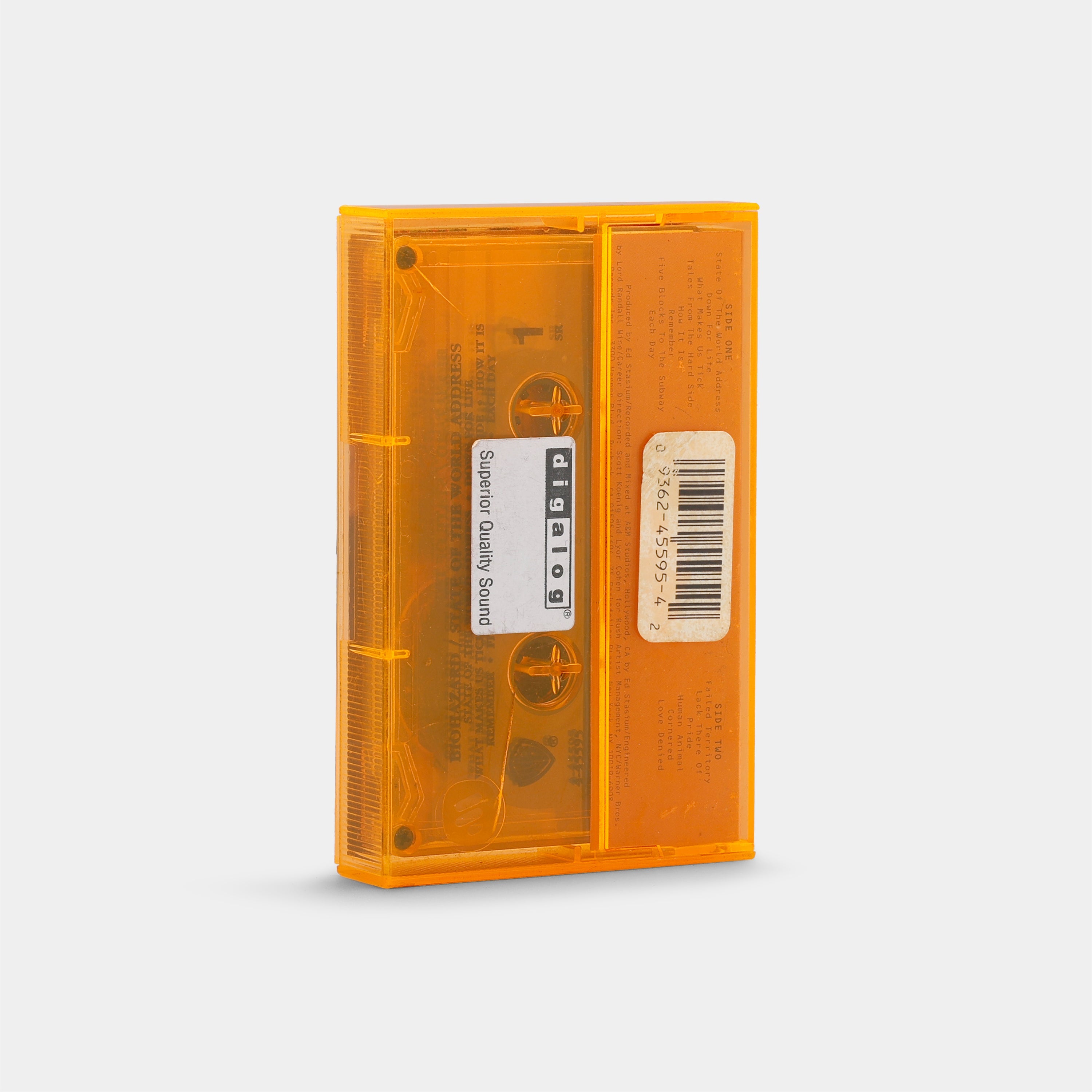 Biohazard - State Of The World Address Cassette Tape