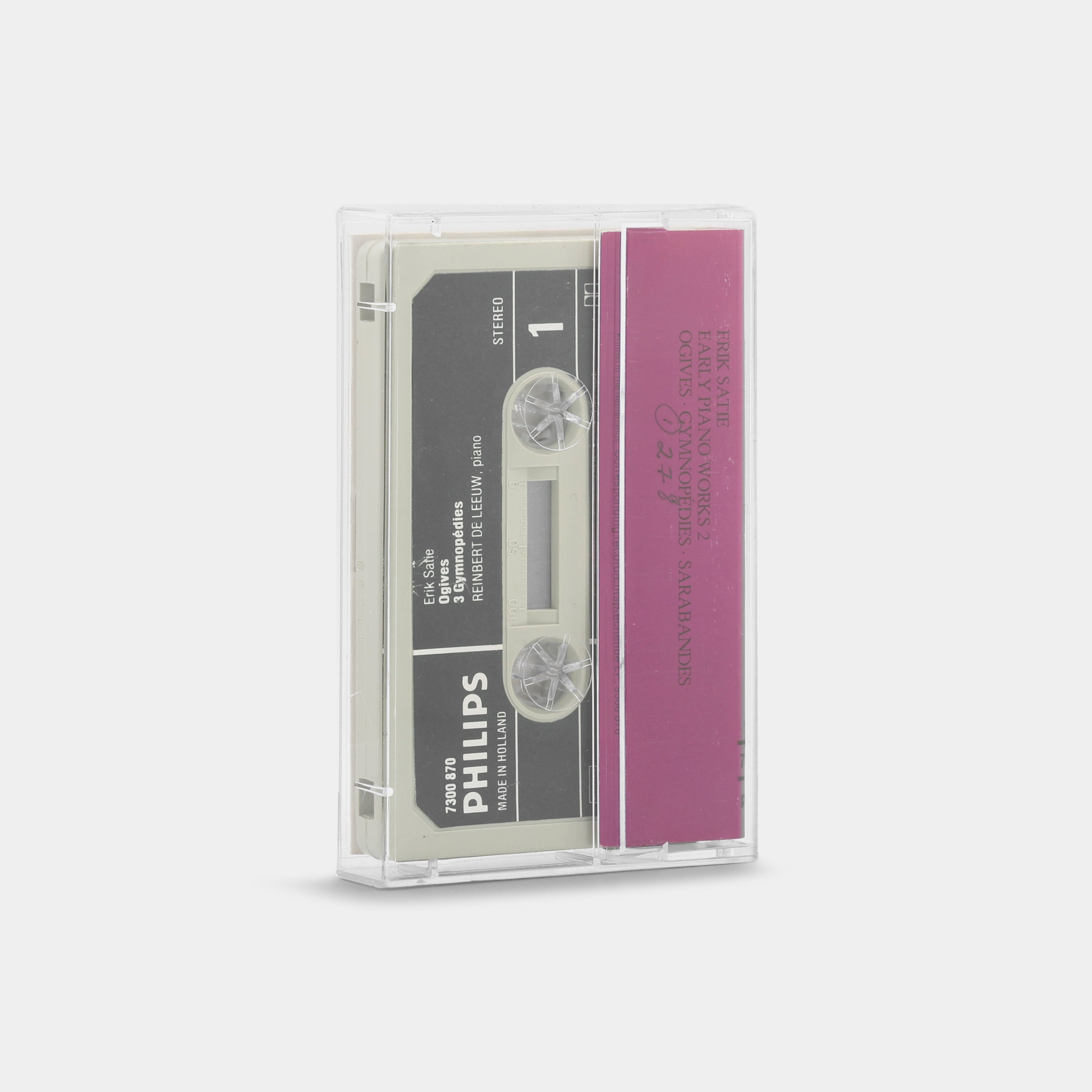 Erik Satie - Reinbert de Leeuw - Early Pianoworks, Volume Two Cassette Tape