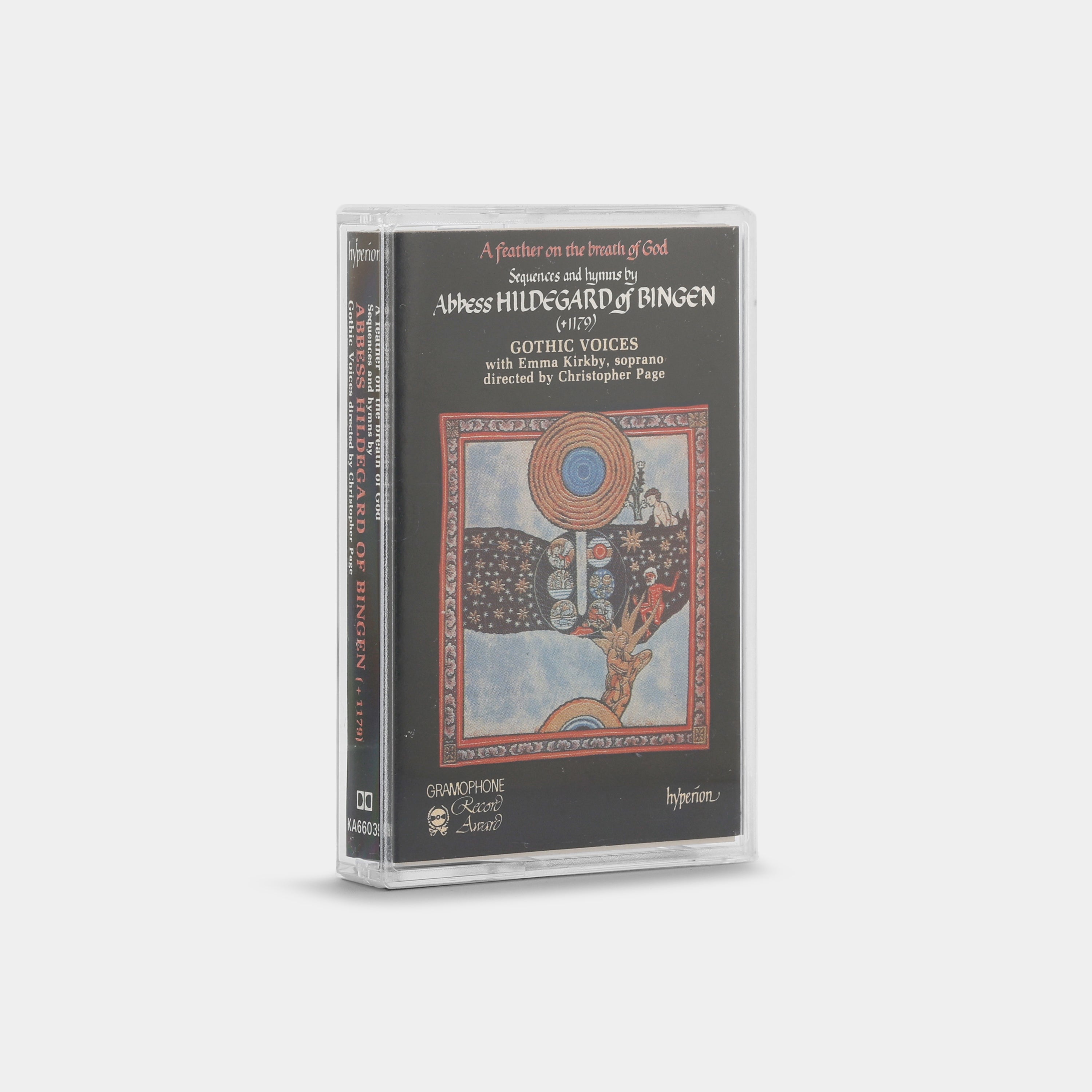 Abbess Hildegard Of Bingen - Gothic Voices With Emma Kirkby, Christopher Page - A Feather On The Breath Of God (Sequences And Hymns By Abbess Hildegard Of Bingen) Cassette Tape
