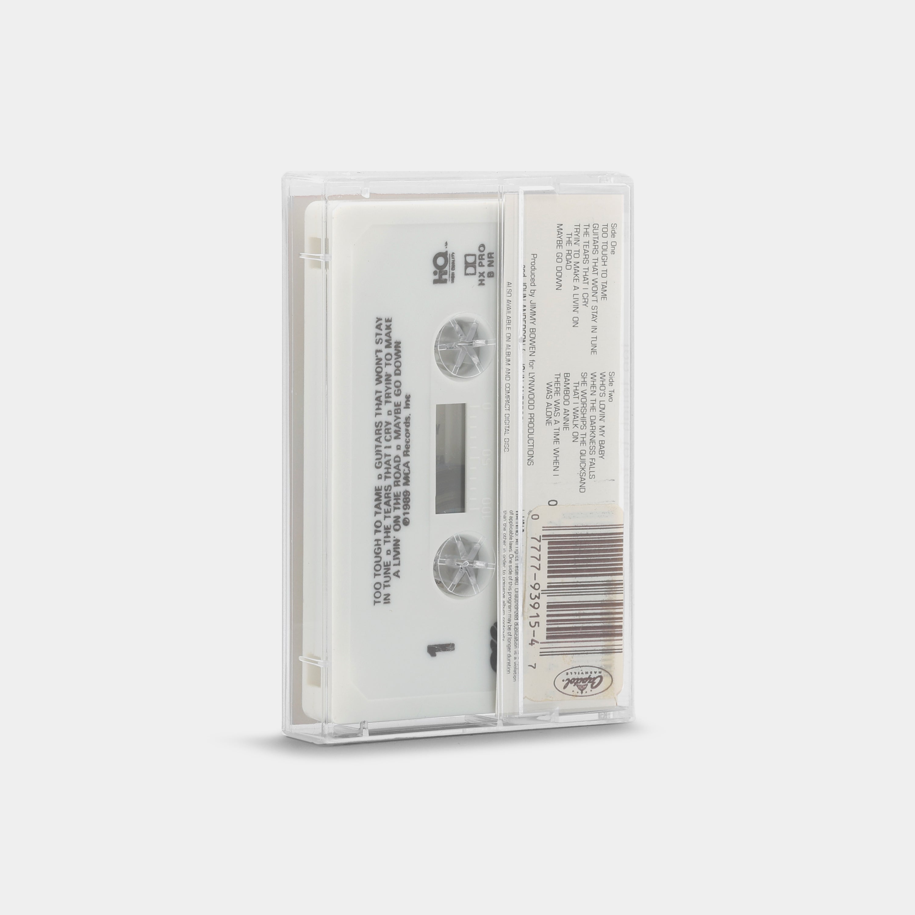 John Anderson - Too Tough To Tame Cassette Tape