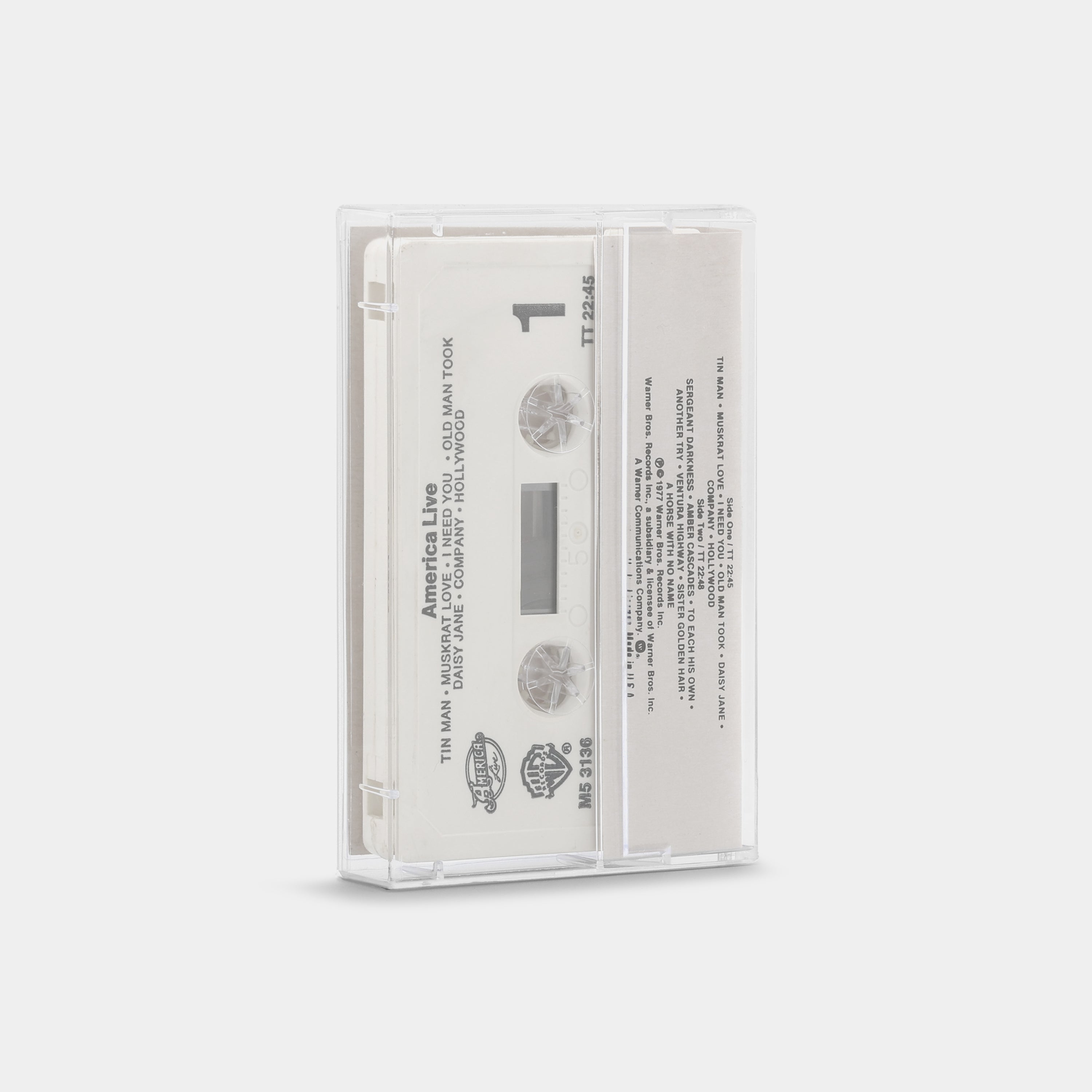 America - Live Cassette Tape