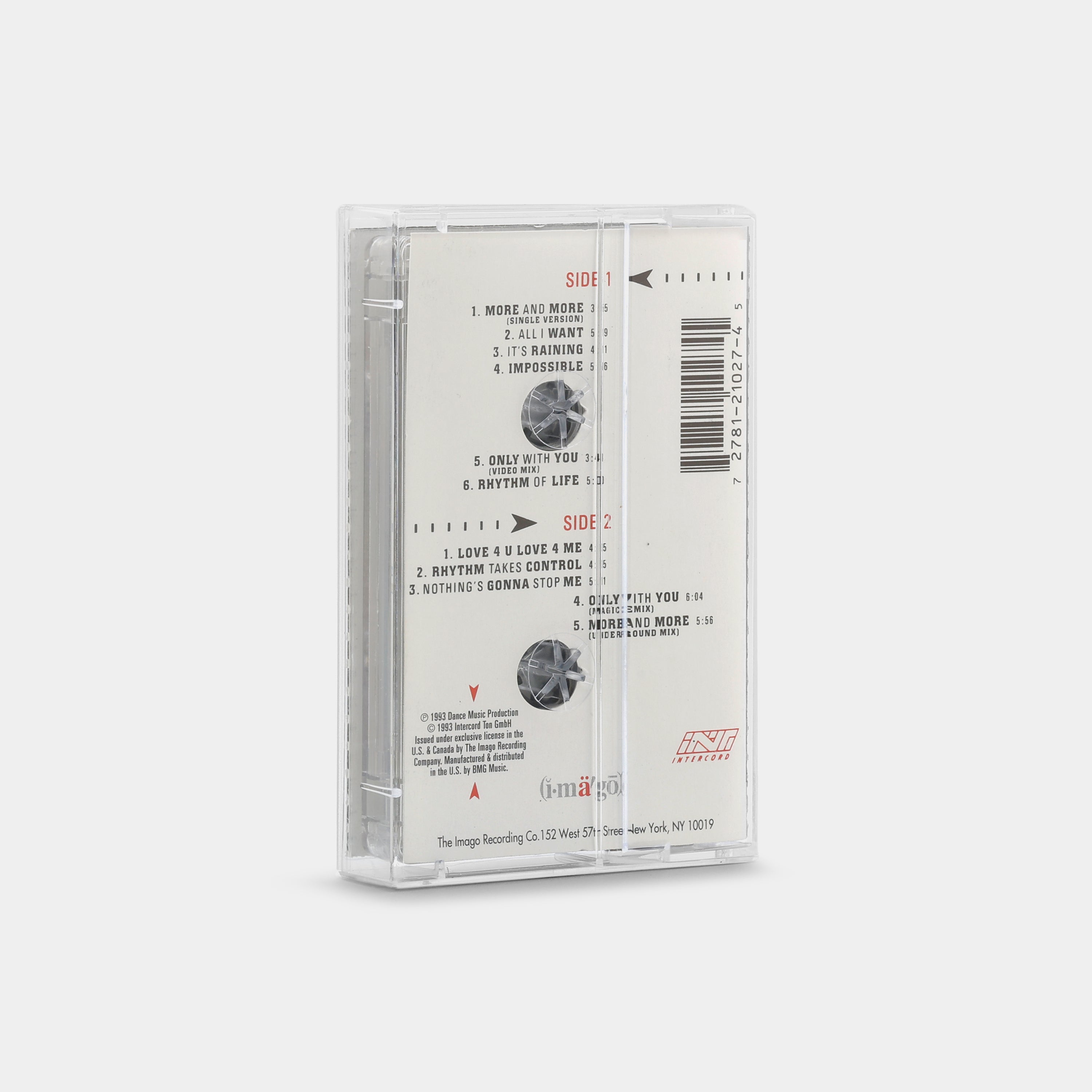 Captain Hollywood Project - Love Is Not Sex Cassette Tape
