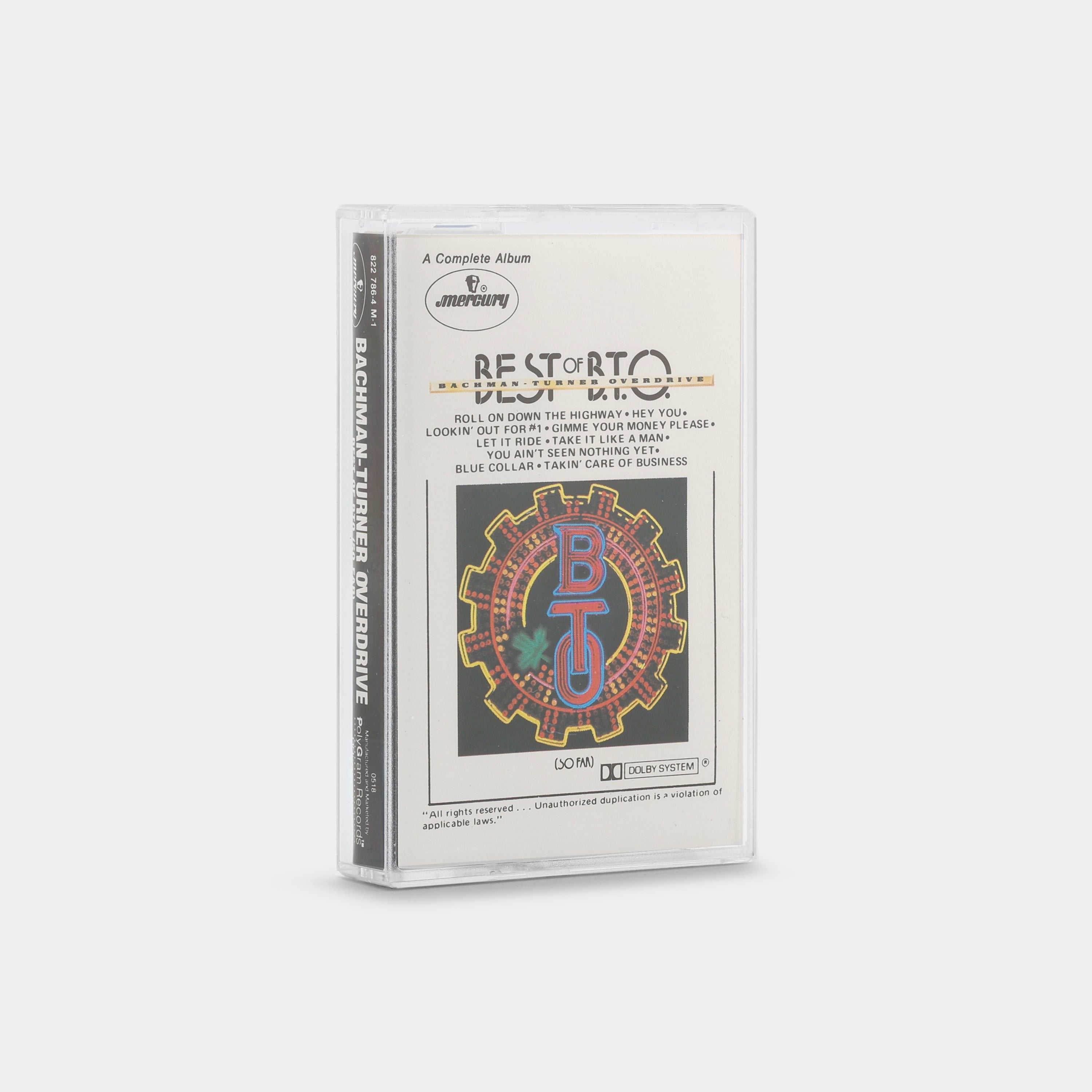 Bachman-Turner Overdrive - Best Of B.T.O. (So Far) Cassette Tape