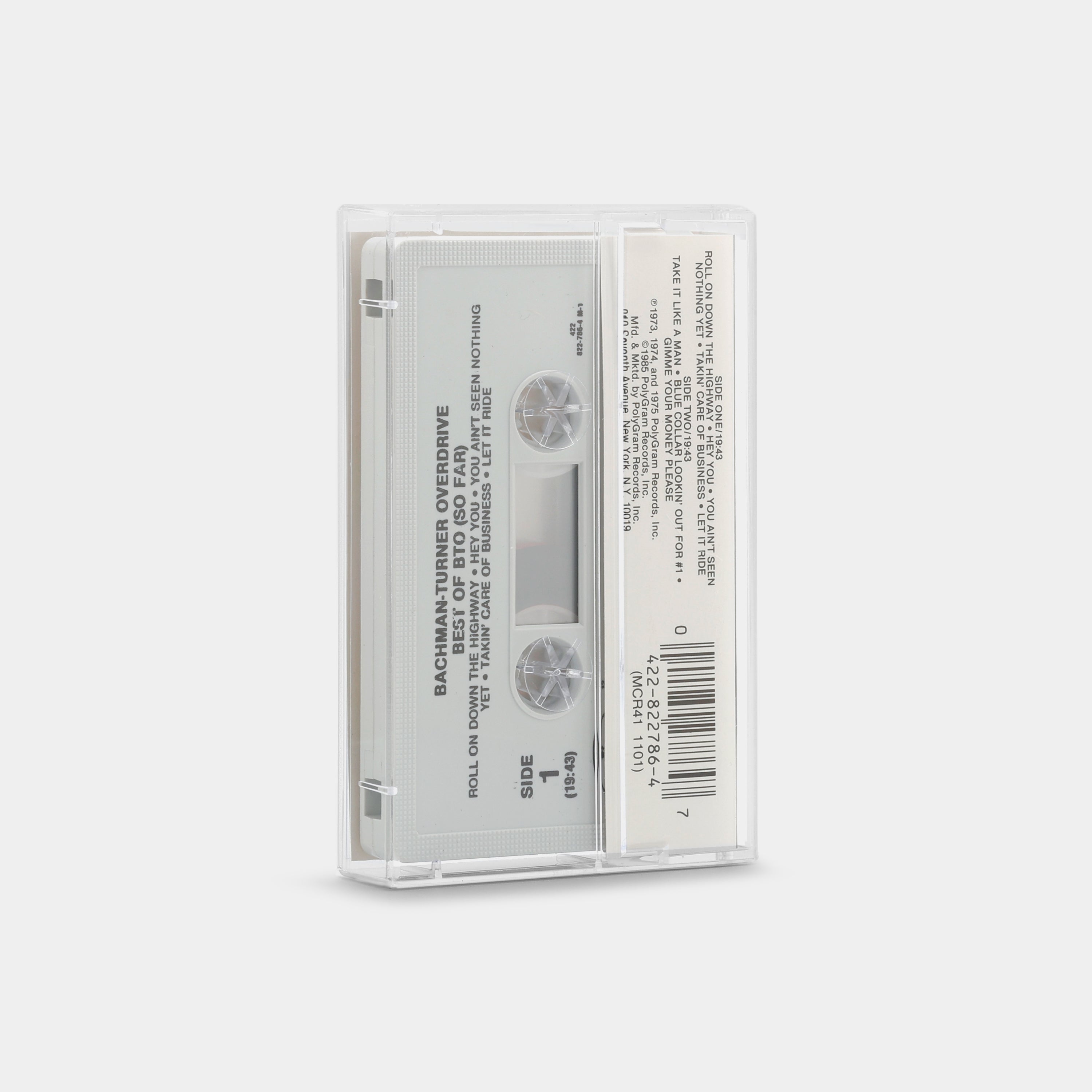Bachman-Turner Overdrive - Best Of B.T.O. (So Far) Cassette Tape