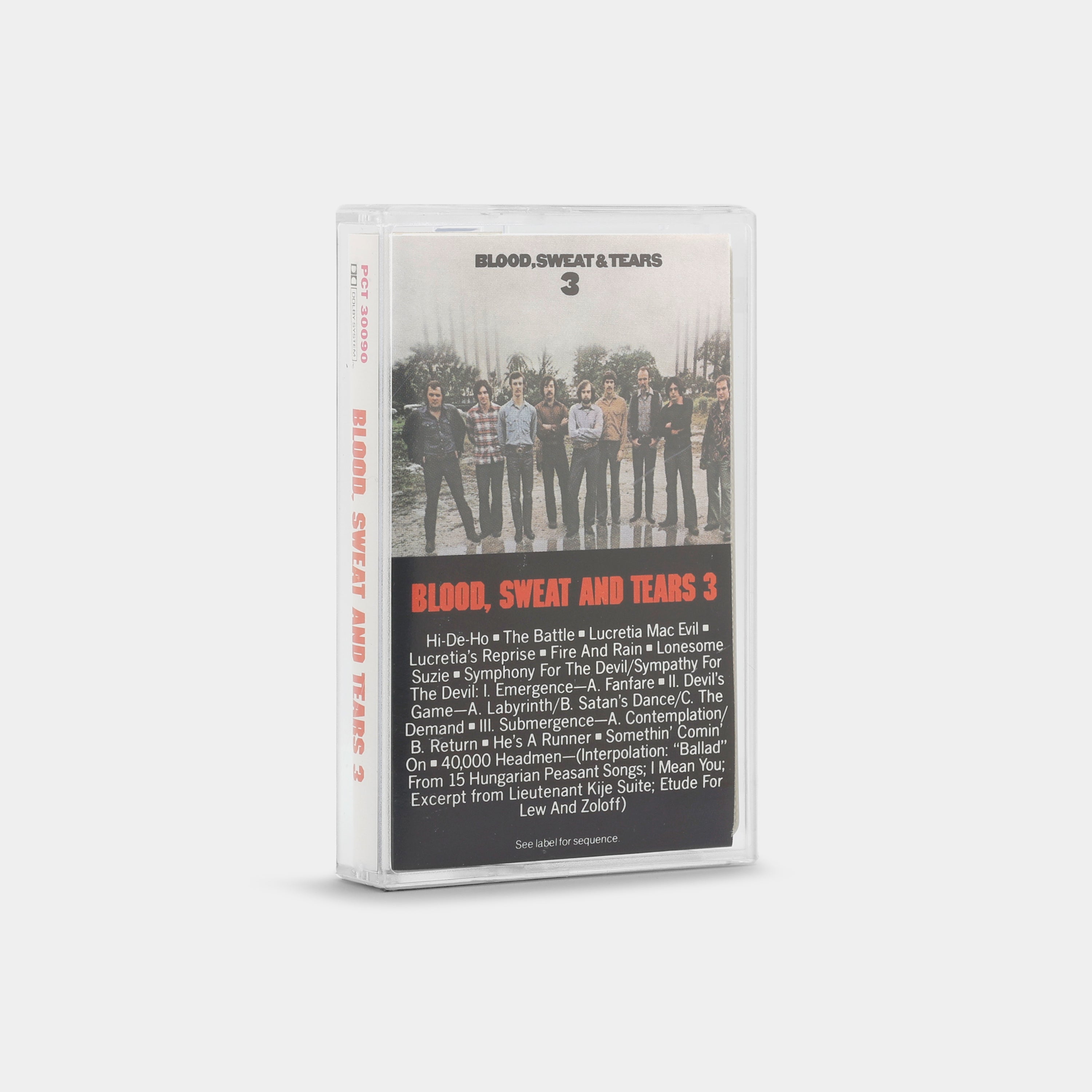 Blood, Sweat & Tears - Blood, Sweat And Tears 3 Cassette Tape