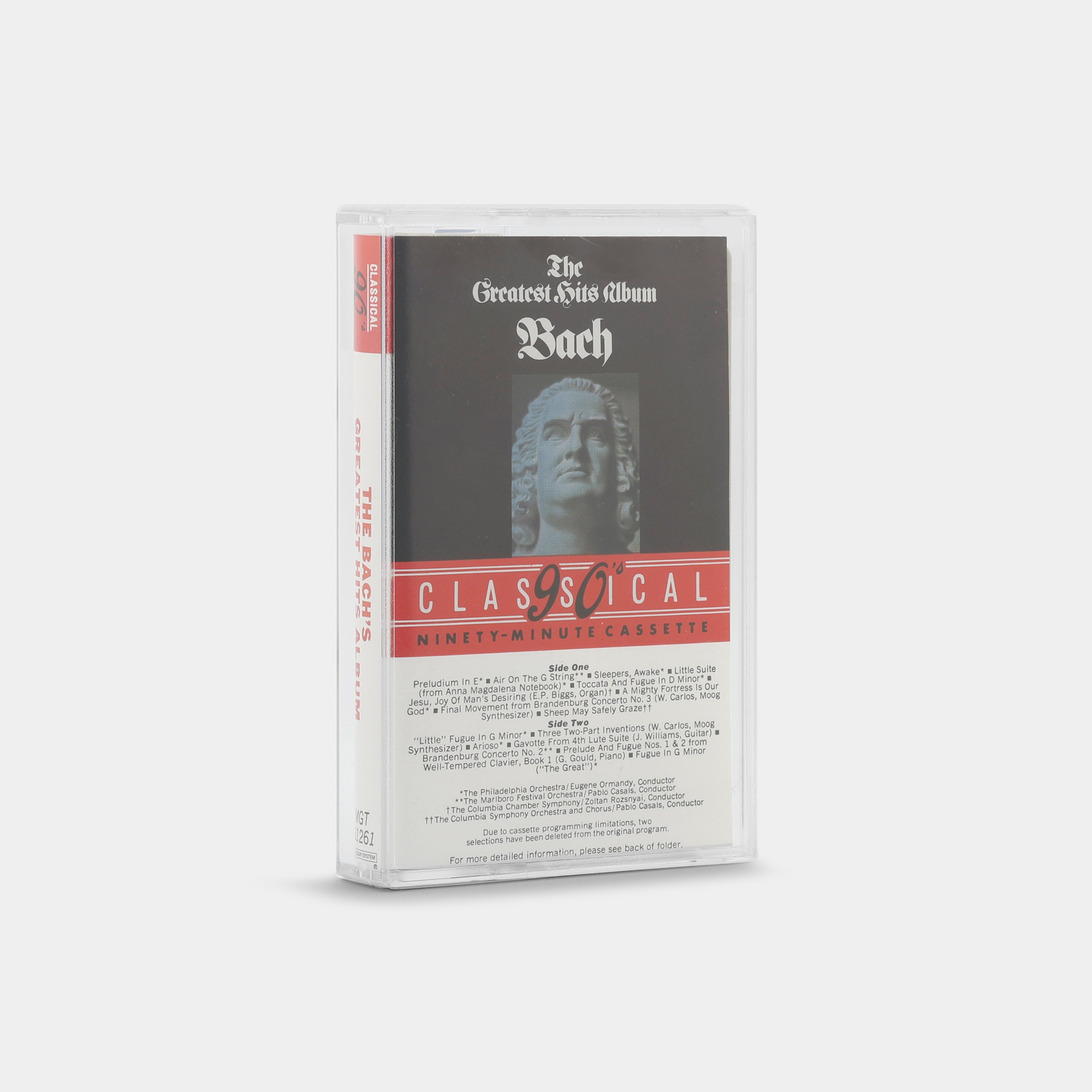 Bach - The Greatest Hits Album Cassette Tape