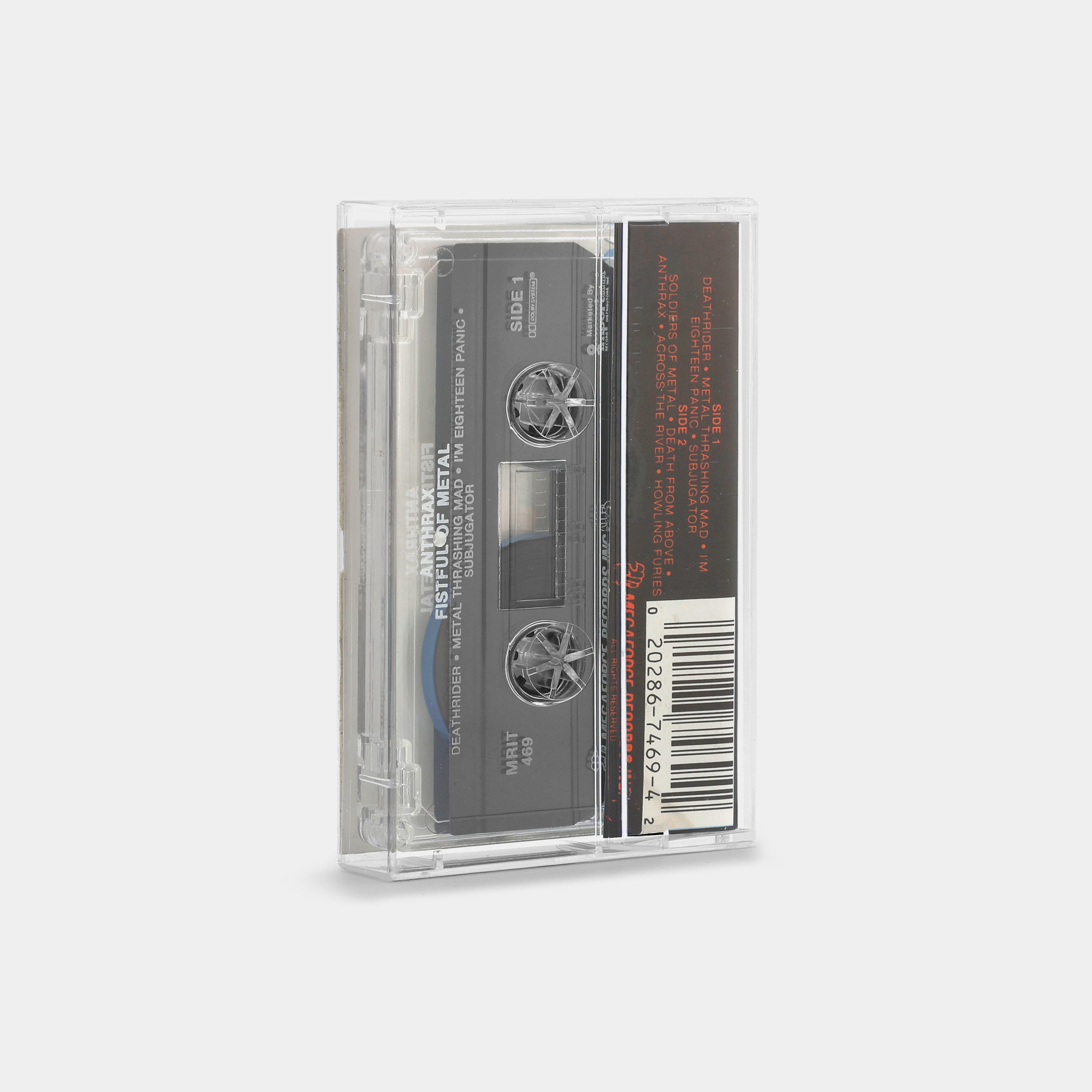 Anthrax - Fistful Of Metal Cassette Tape