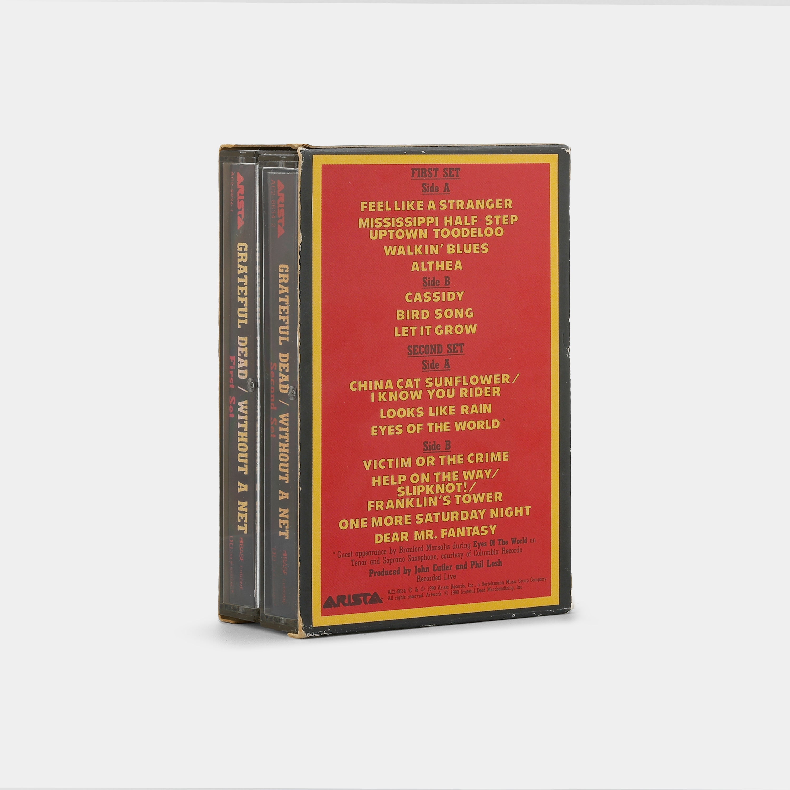Grateful Dead - Without A Net Cassette Tape Set