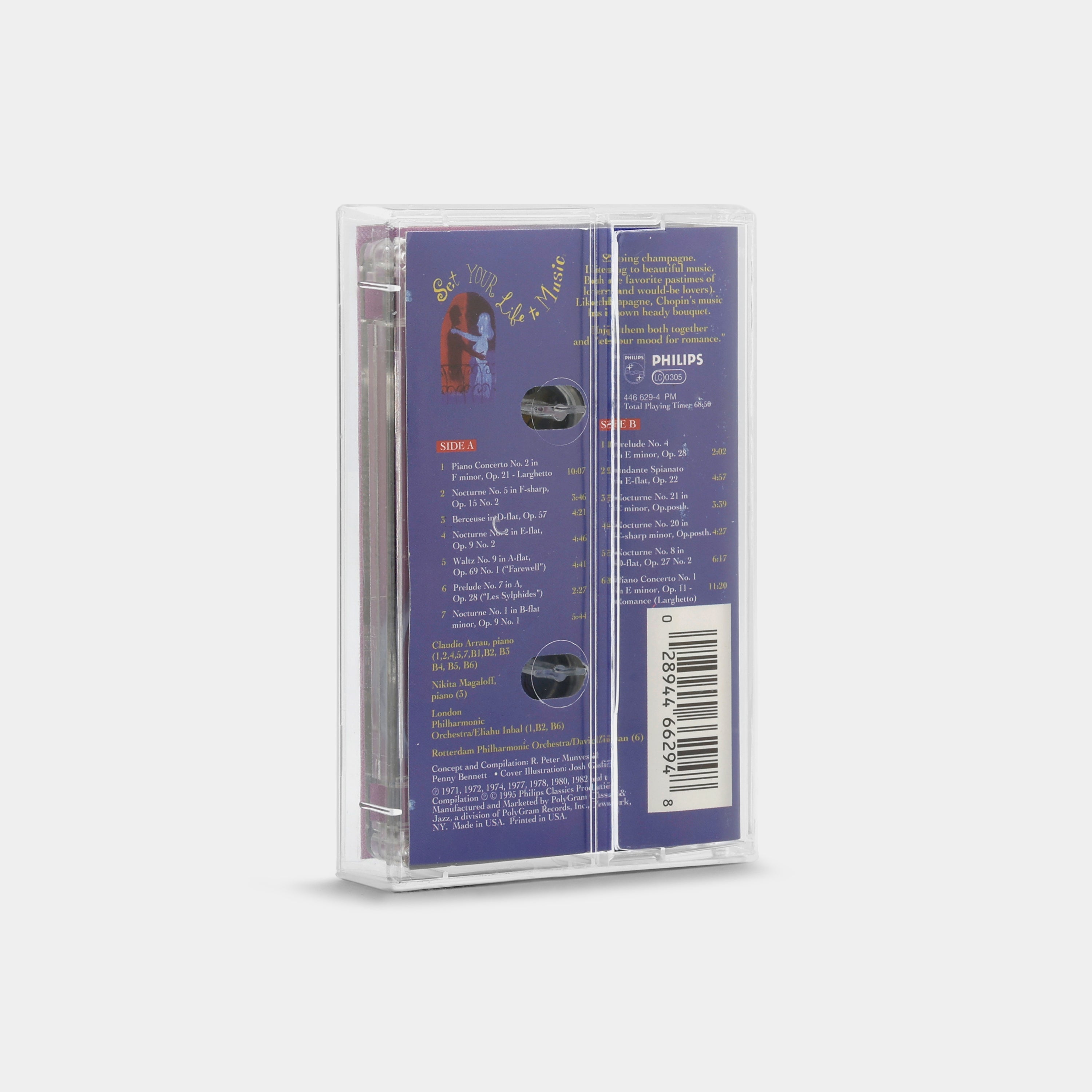 Chopin - Chopin And Champagne (Set Your Mood For Romance) Cassette Tape
