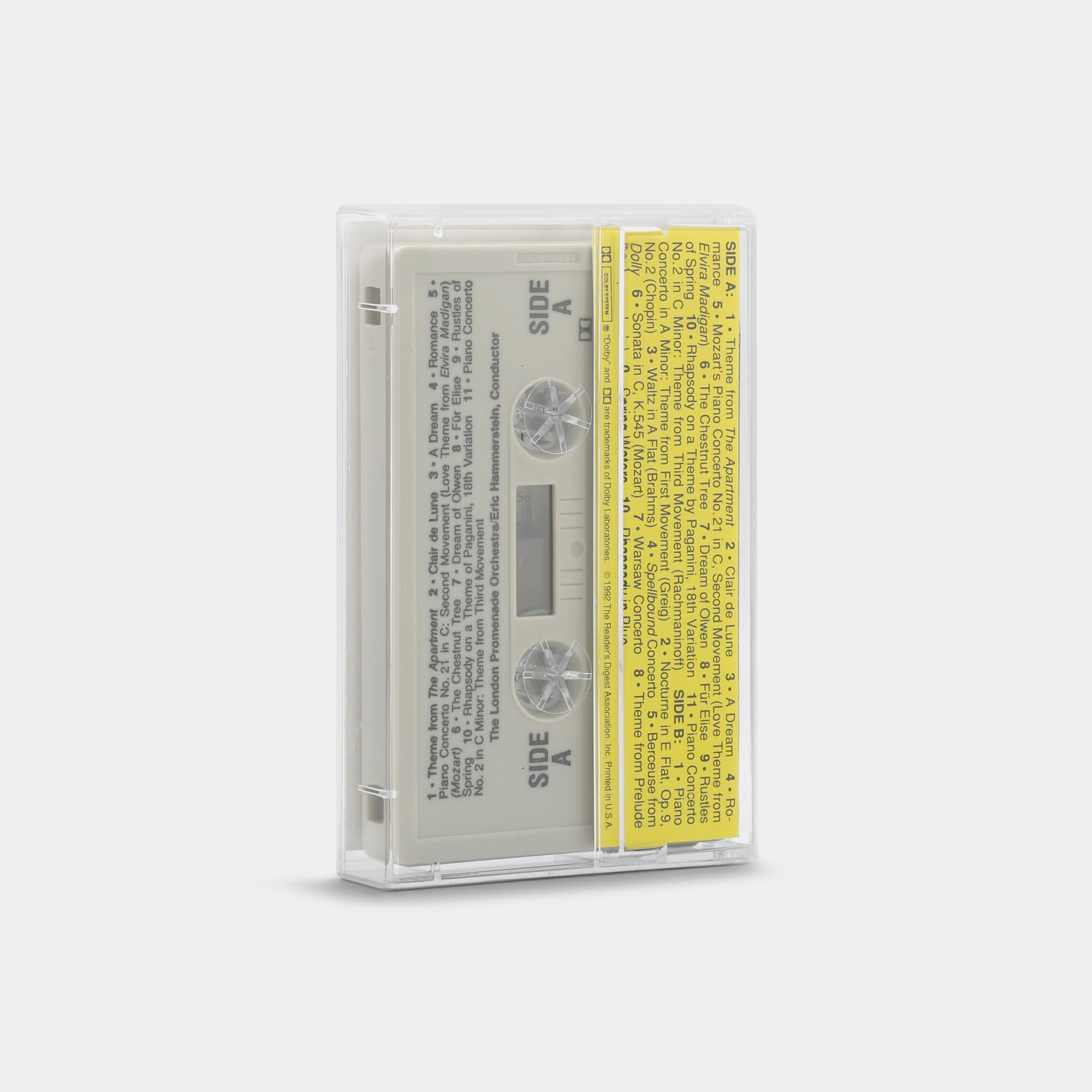 The London Promenade Orchestra - Moonlight Classics - Romantic Piano & Orchestra Cassette Tape