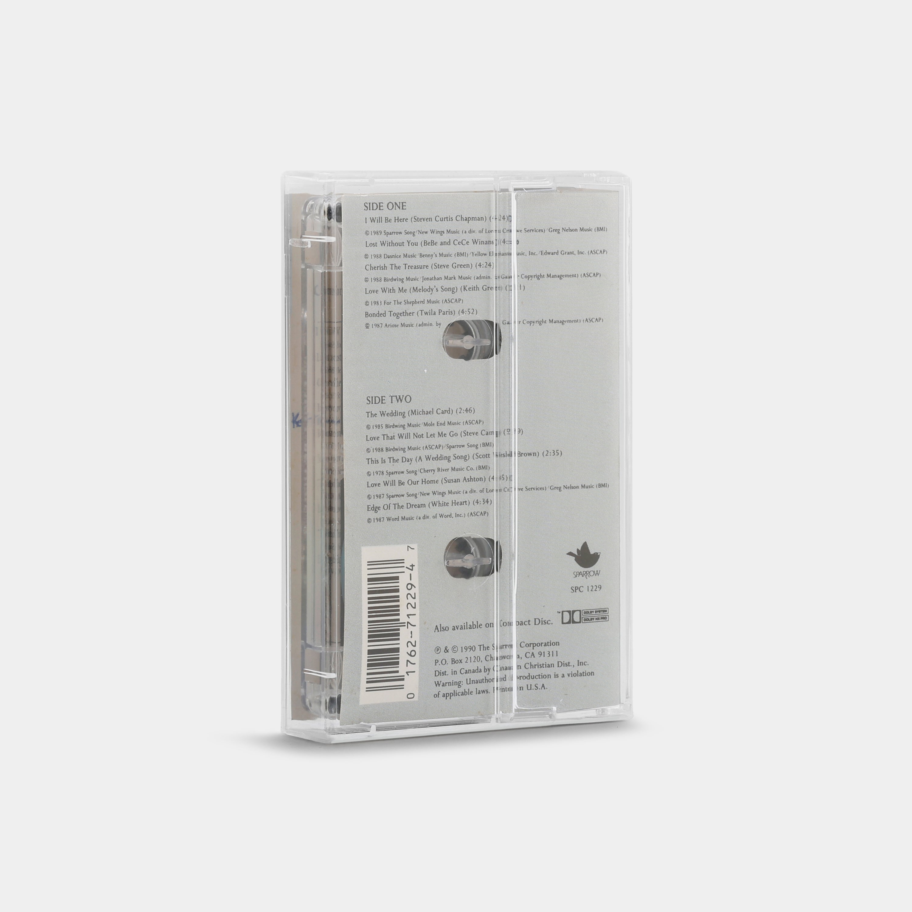 I Will Be Here (10 Contemporary Wedding Songs) Cassette Tape