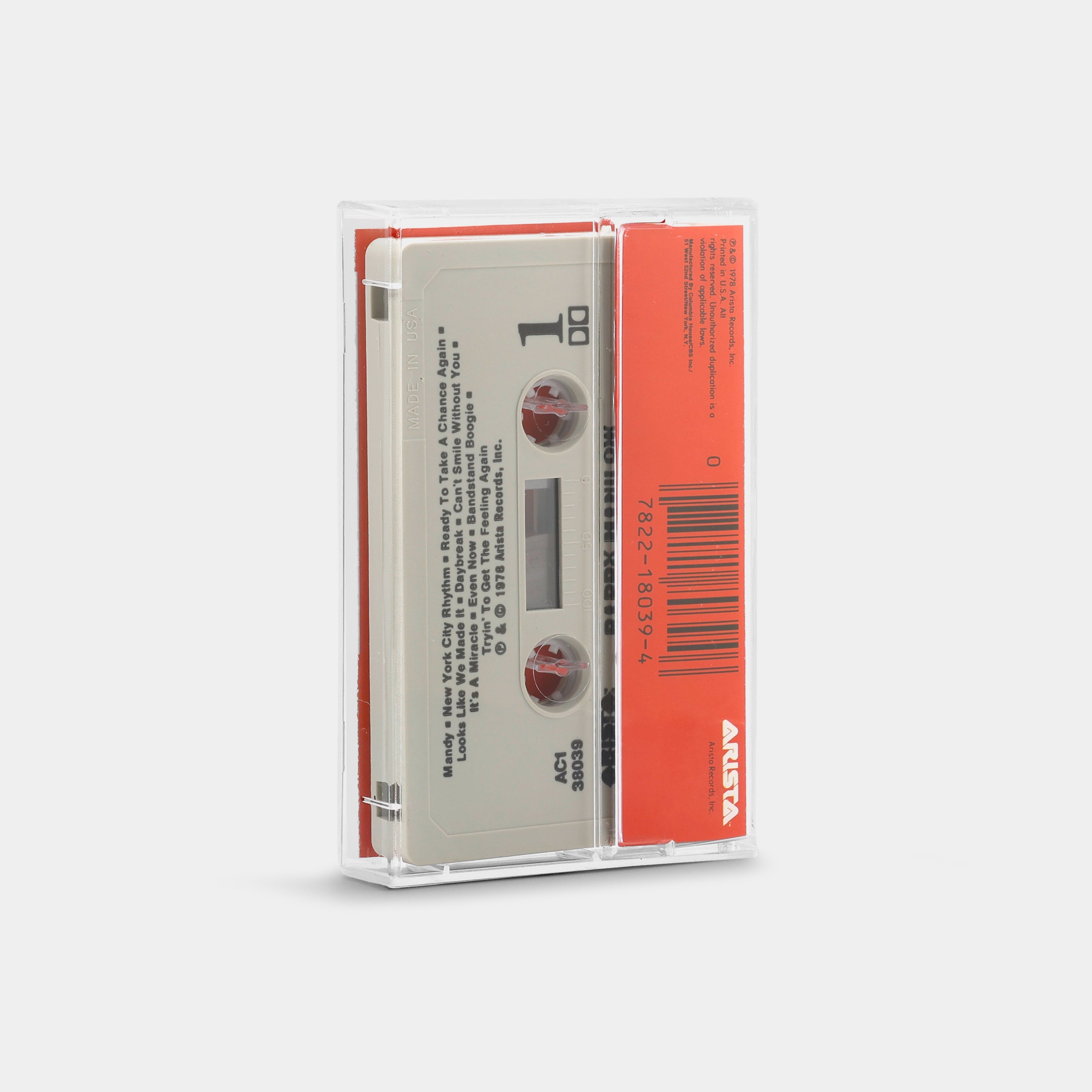 Barry Manilow - Greatest Hits Cassette Tape