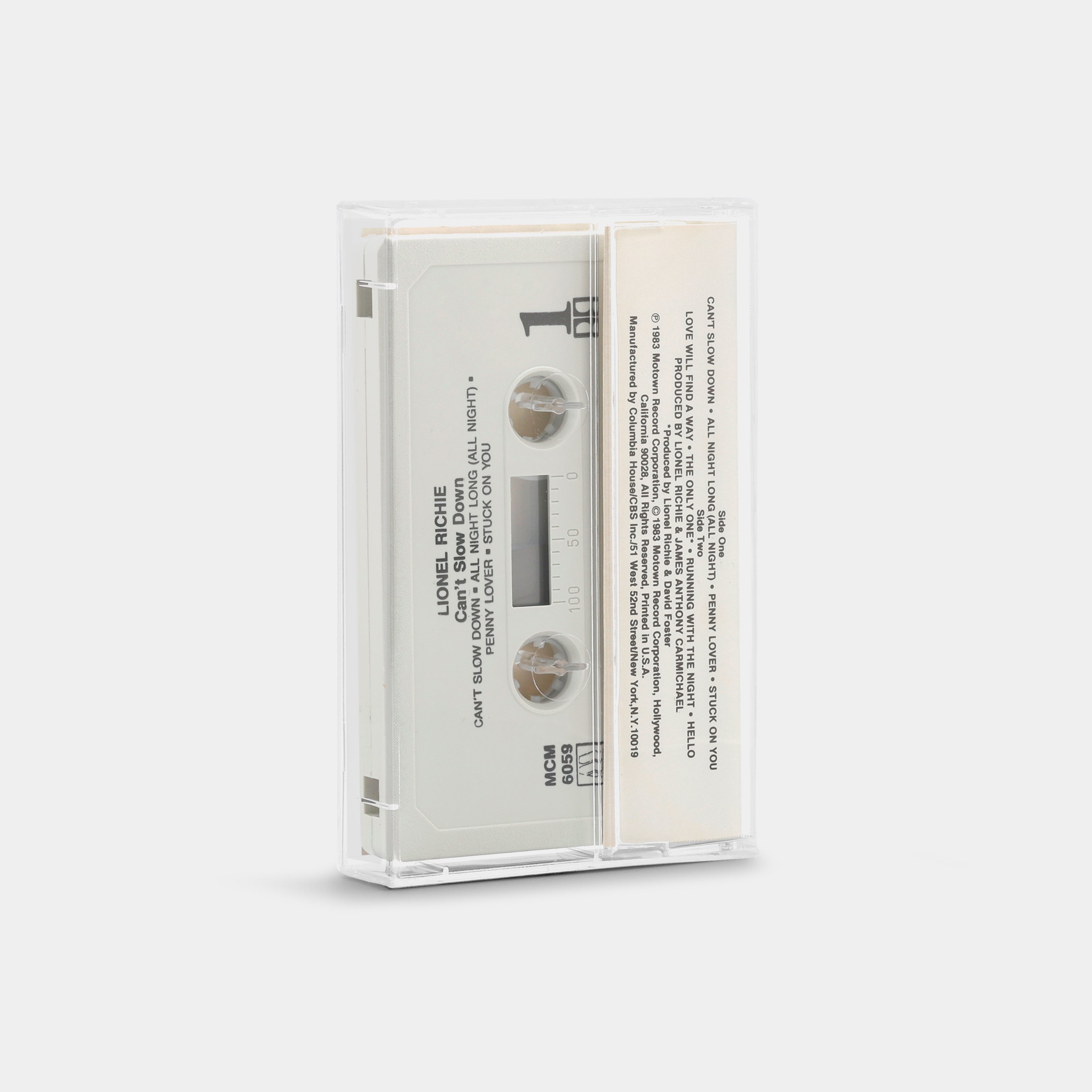 Lionel Richie - Can't Slow Down Cassette Tape