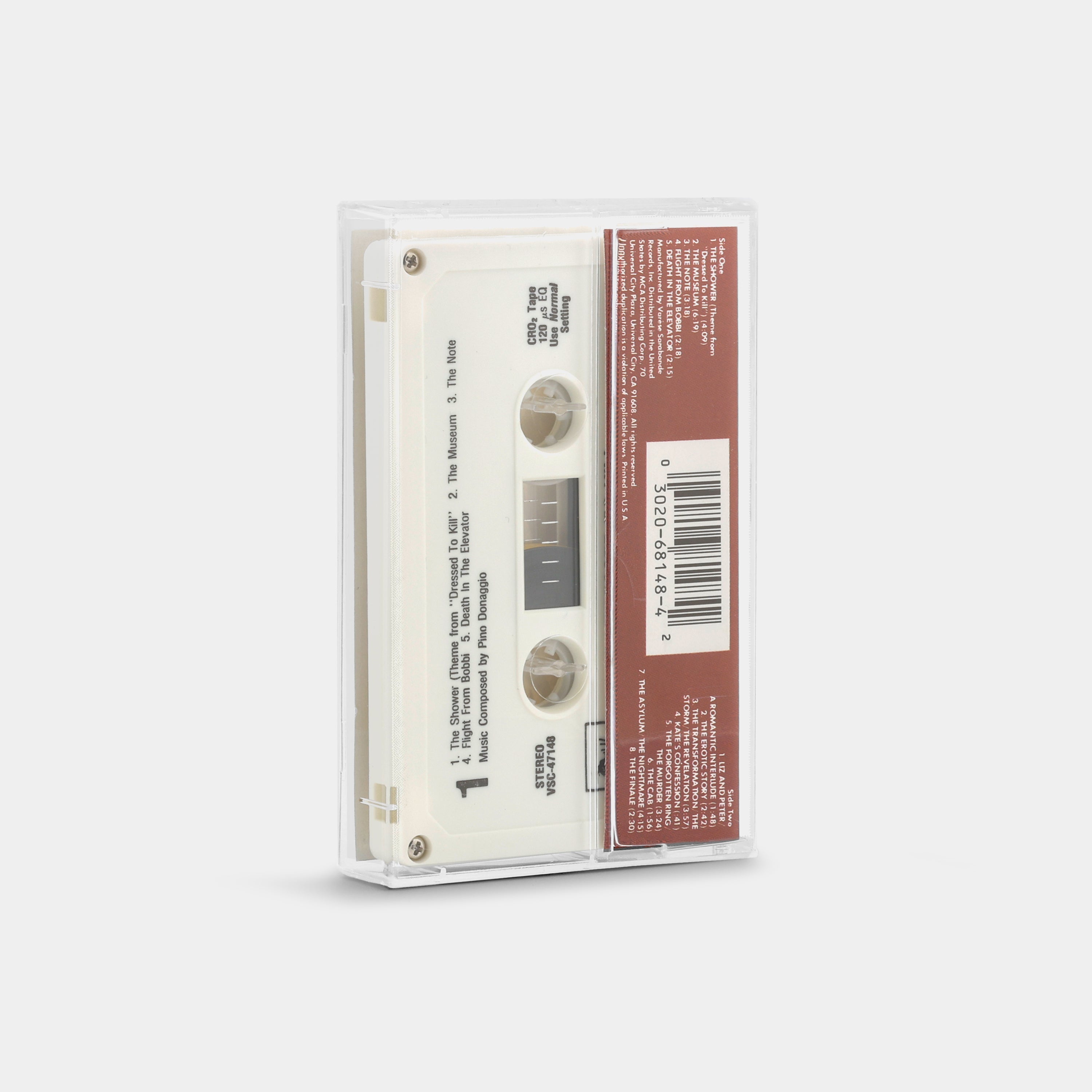Dressed To Kill (Original Motion Picture Soundtrack) Cassette Tape