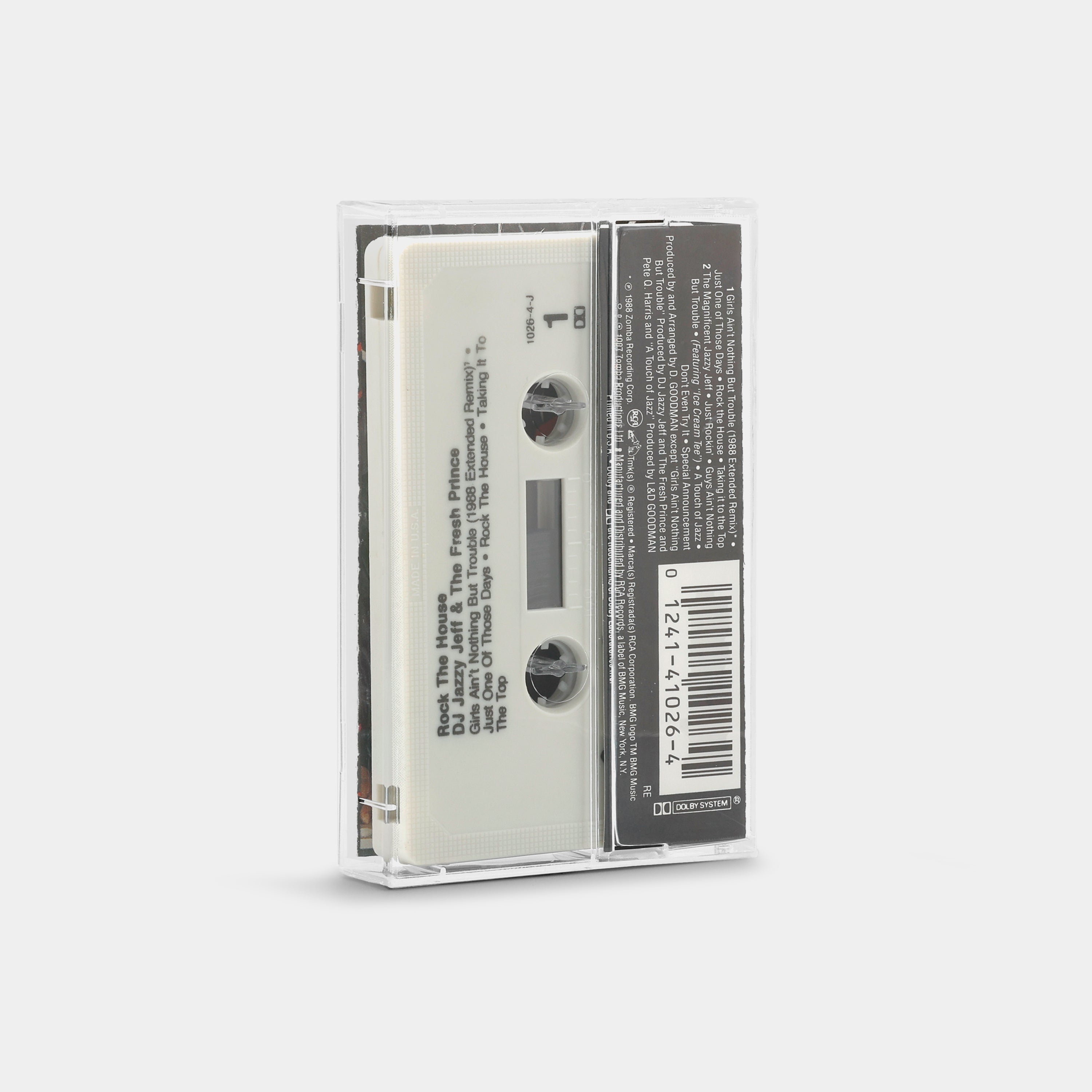 DJ Jazzy Jeff & The Fresh Prince - Rock The House Cassette Tape