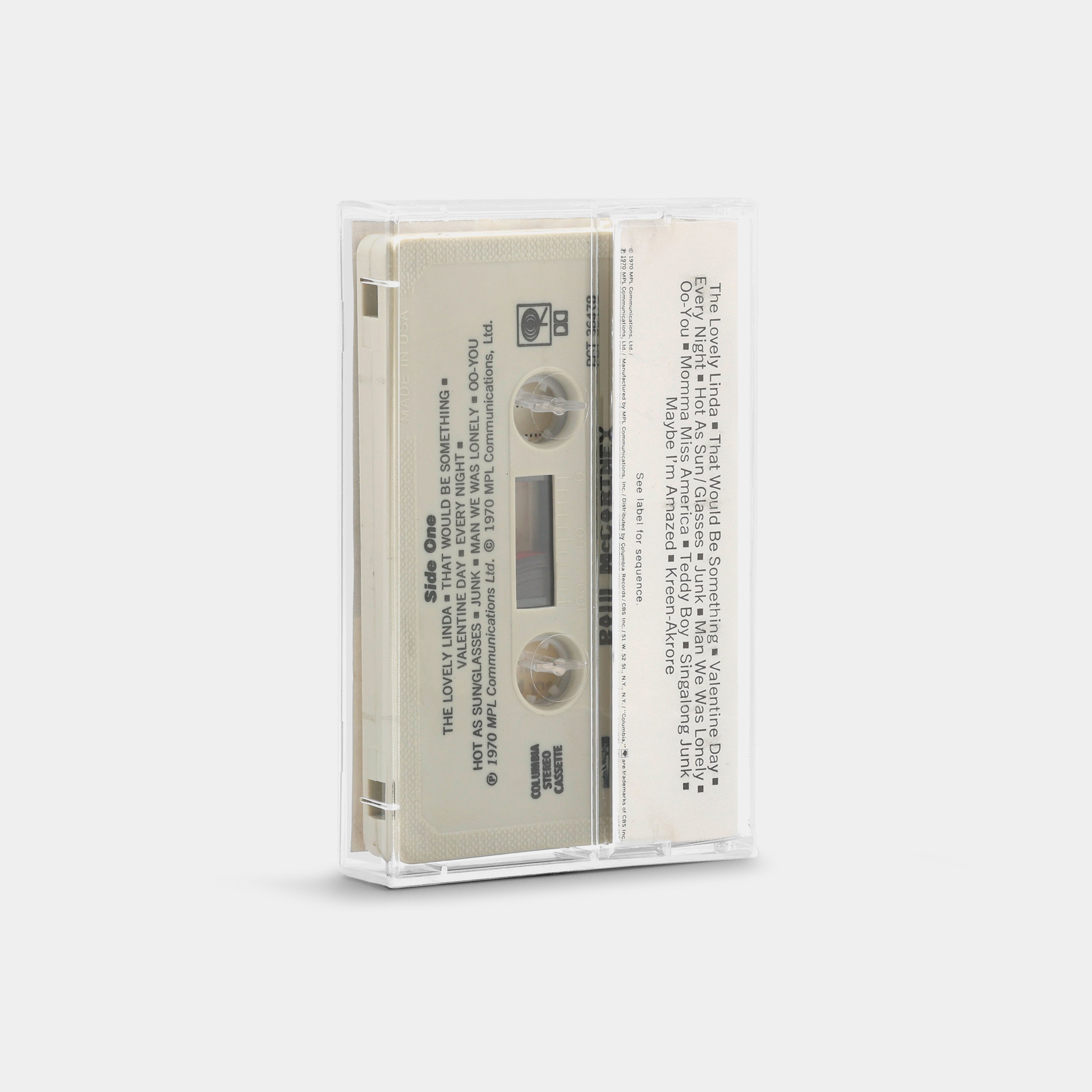 McCartney - McCartney Cassette Tape
