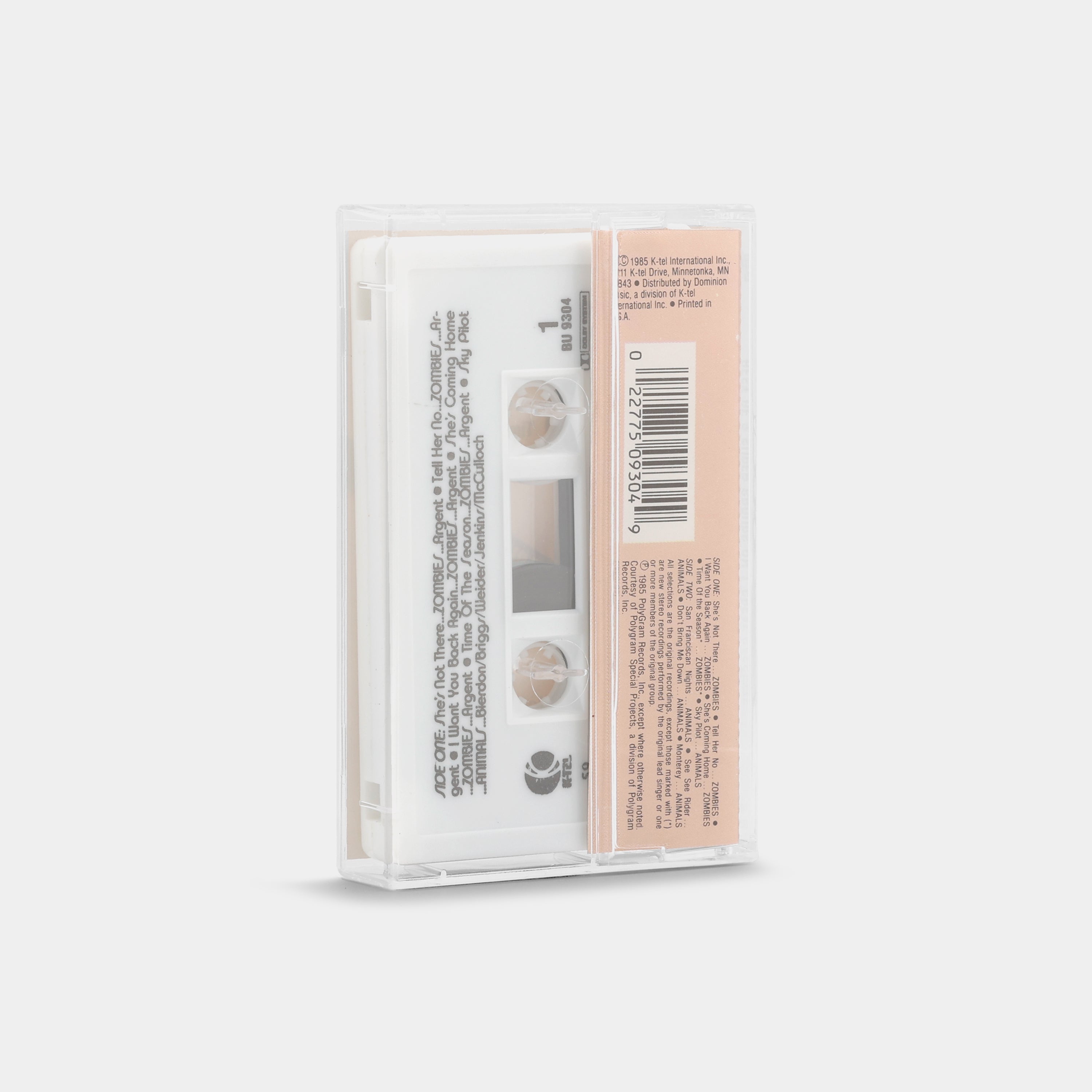 Zombies / Animals - Best Of 2 Super Groups Cassette Tape