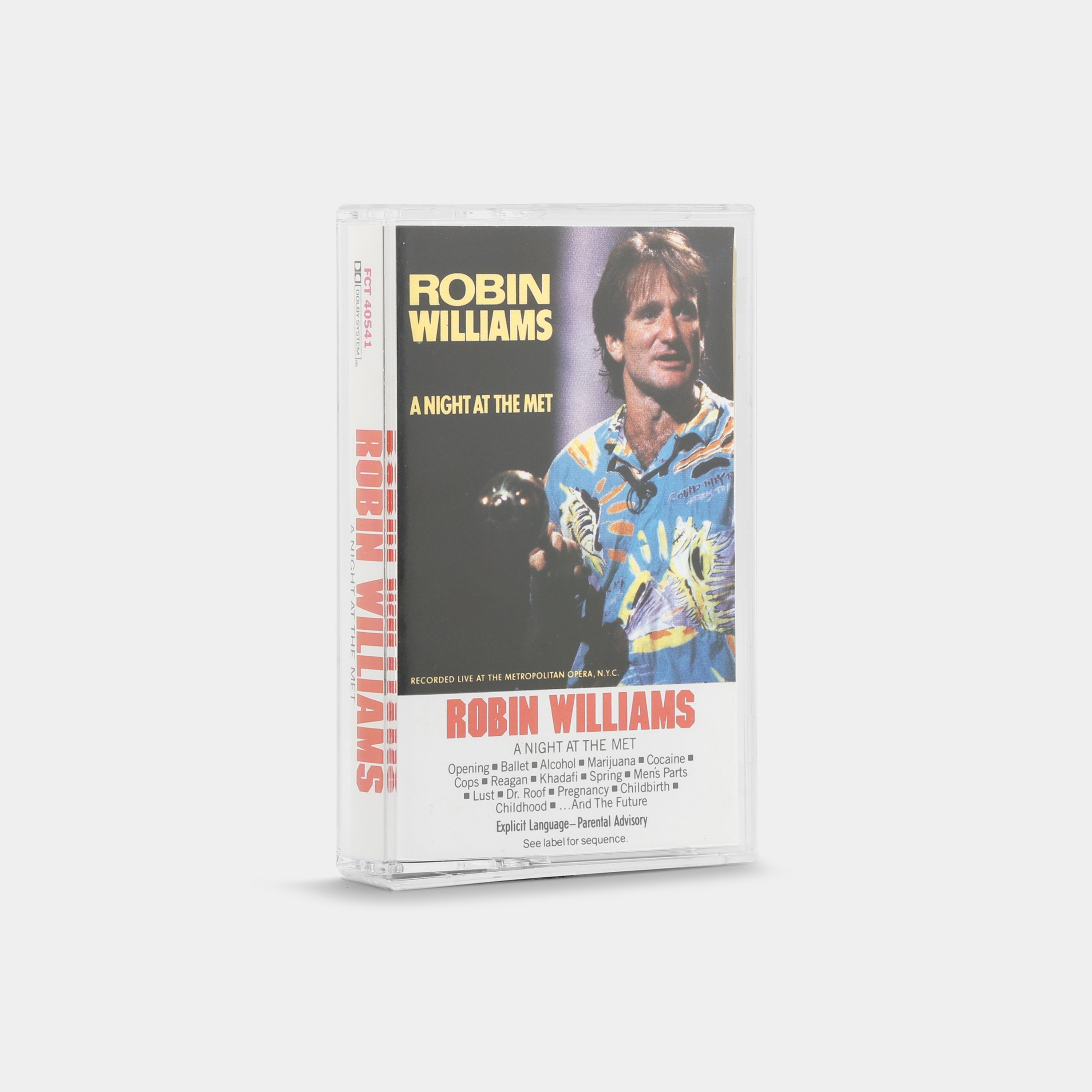 Robin Williams - A Night At The Met Cassette Tape