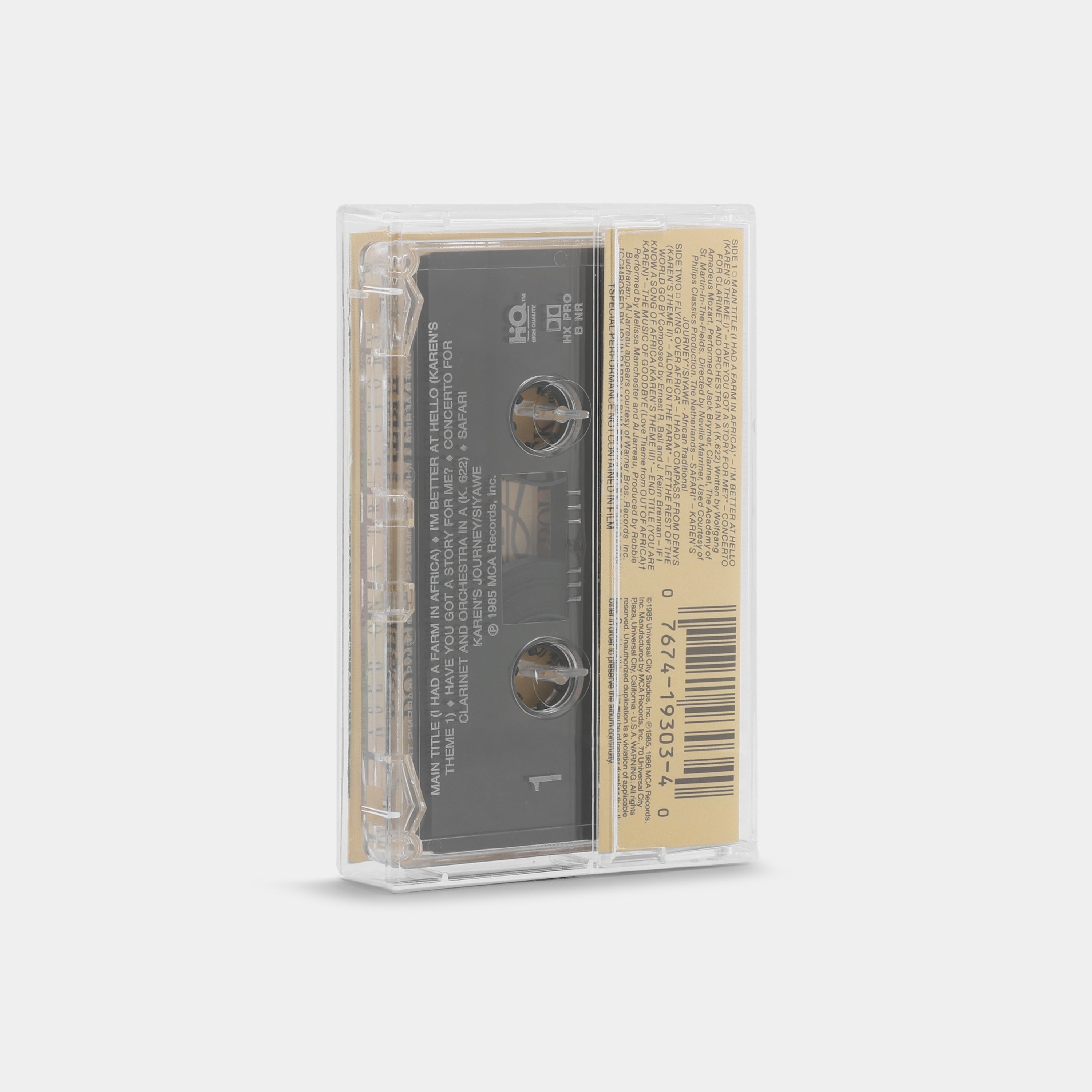 John Barry - Out Of Africa (Music From The Special Edition Motion Picture Soundtrack) Cassette Tape