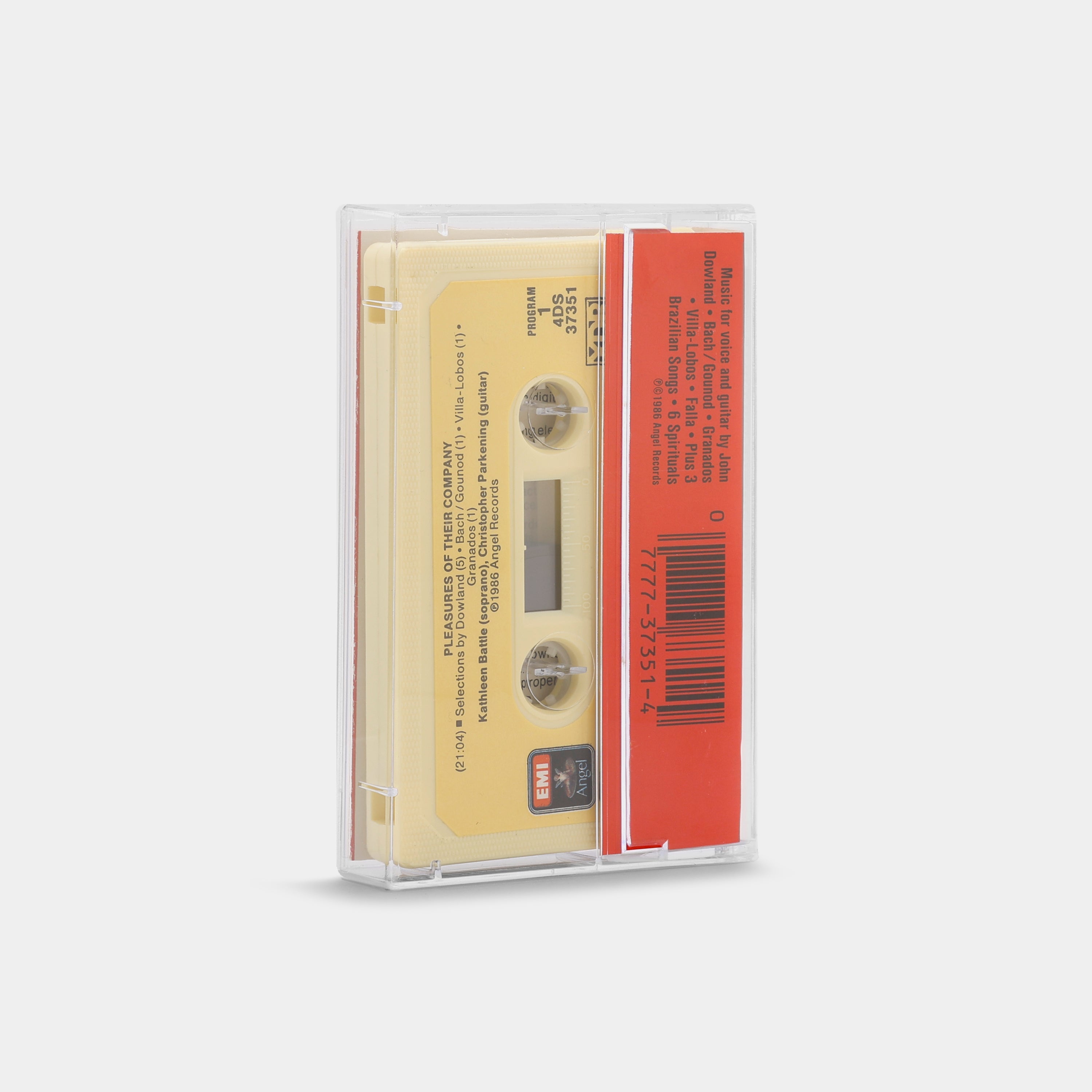 Kathleen Battle, Christopher Parkening - Pleasures Of Their Company Cassette Tape