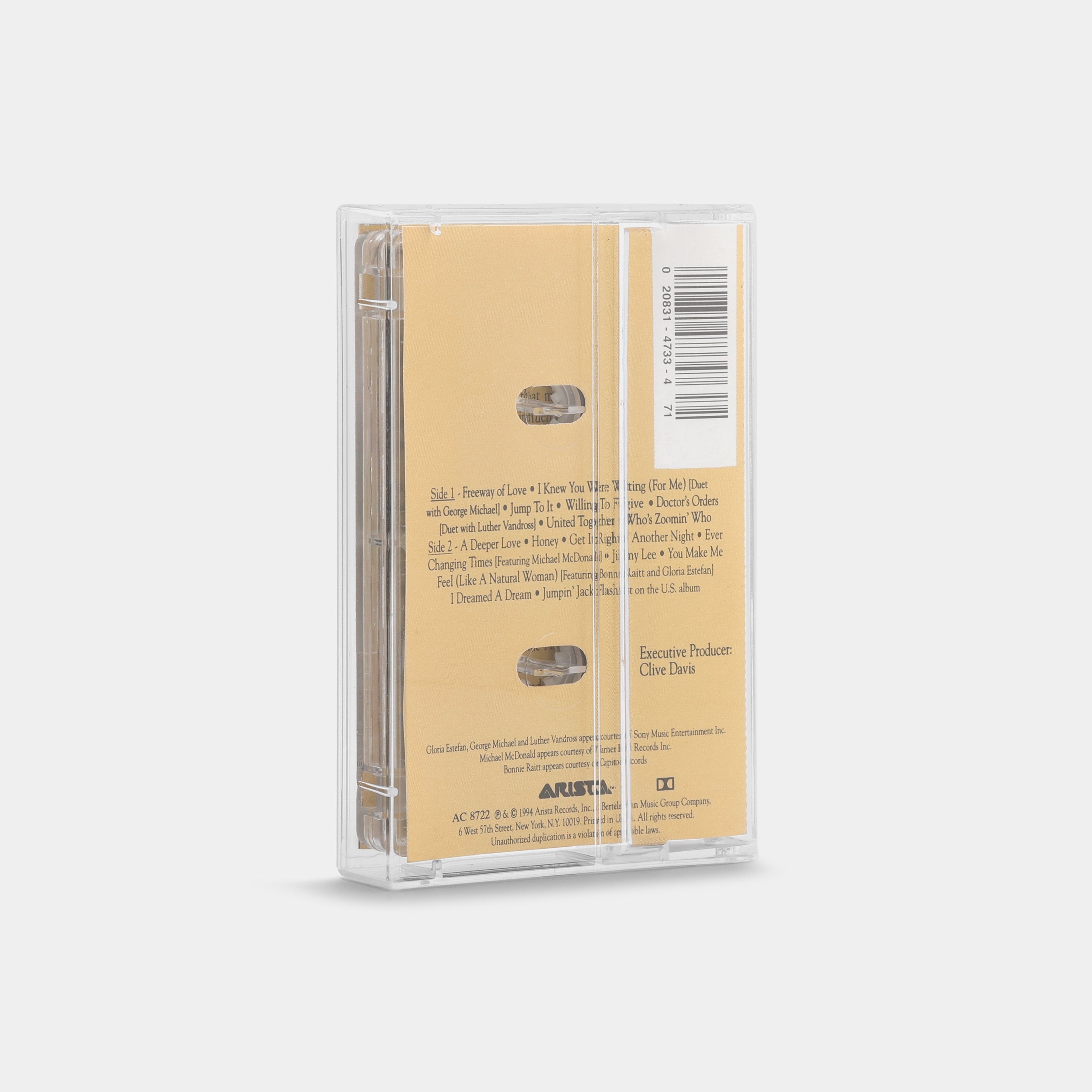 Aretha Franklin - Greatest Hits 1980-1994 Cassette Tape