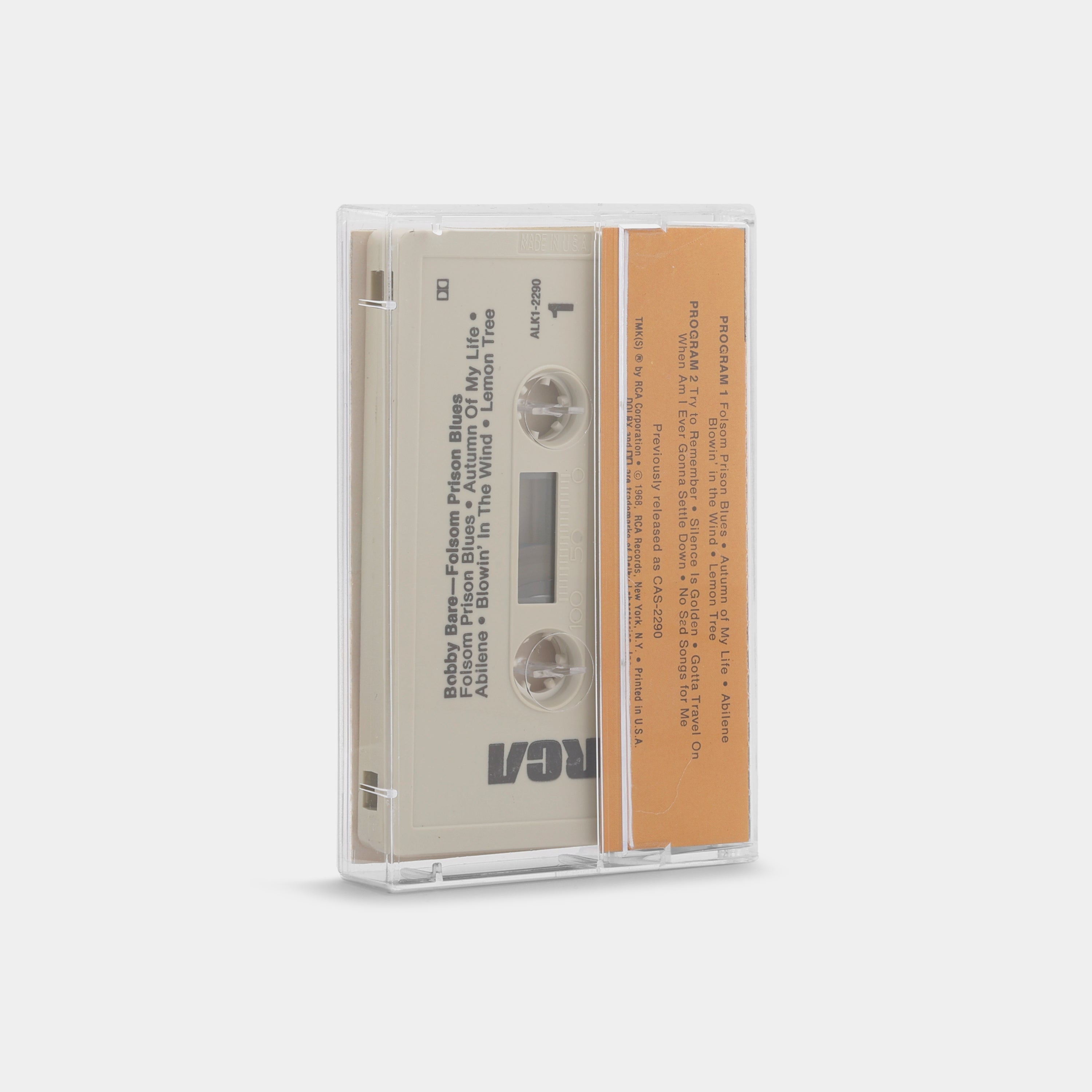 Bobby Bare - Folsom Prison Blues Cassette Tape