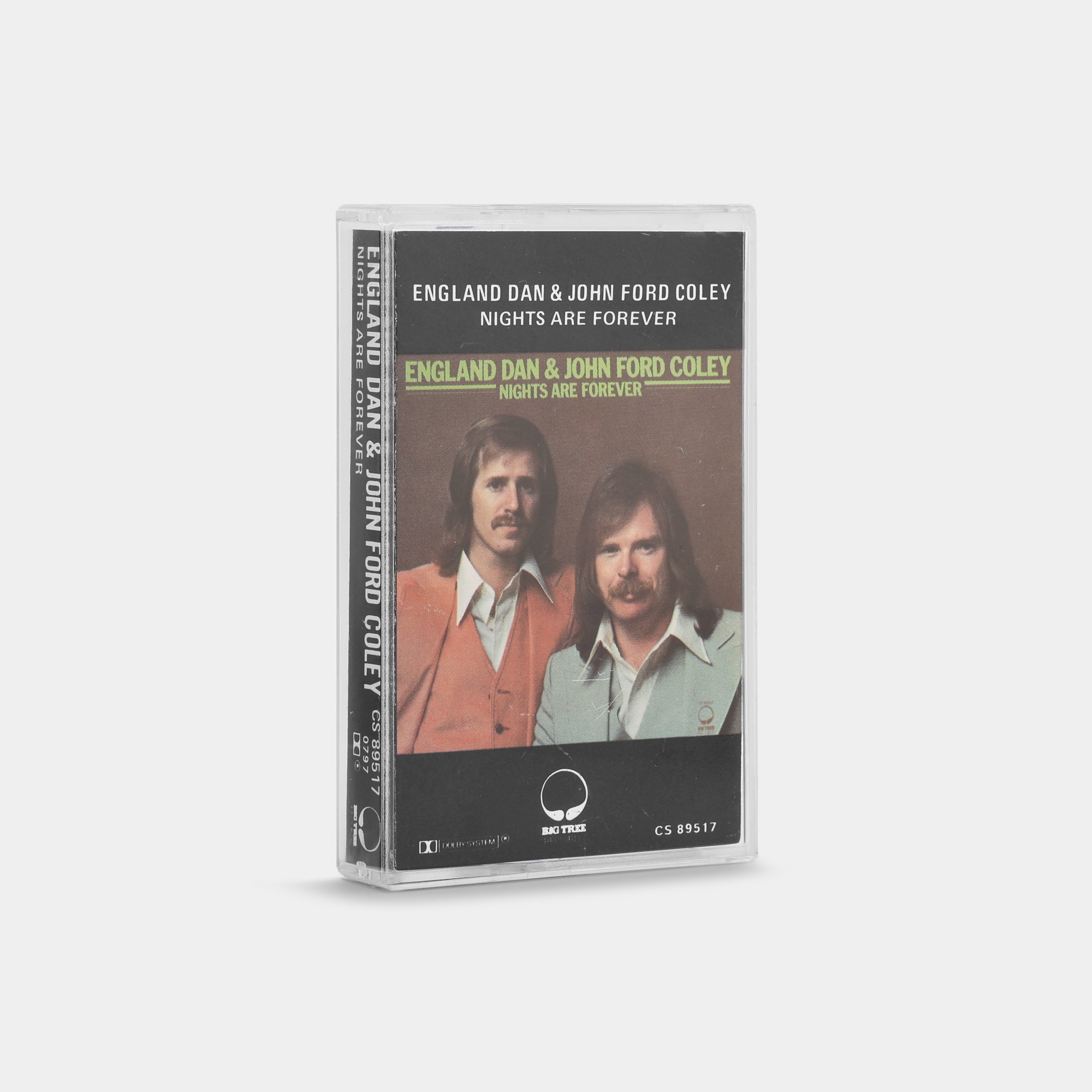 England Dan & John Ford Coley - Nights Are Forever Cassette Tape