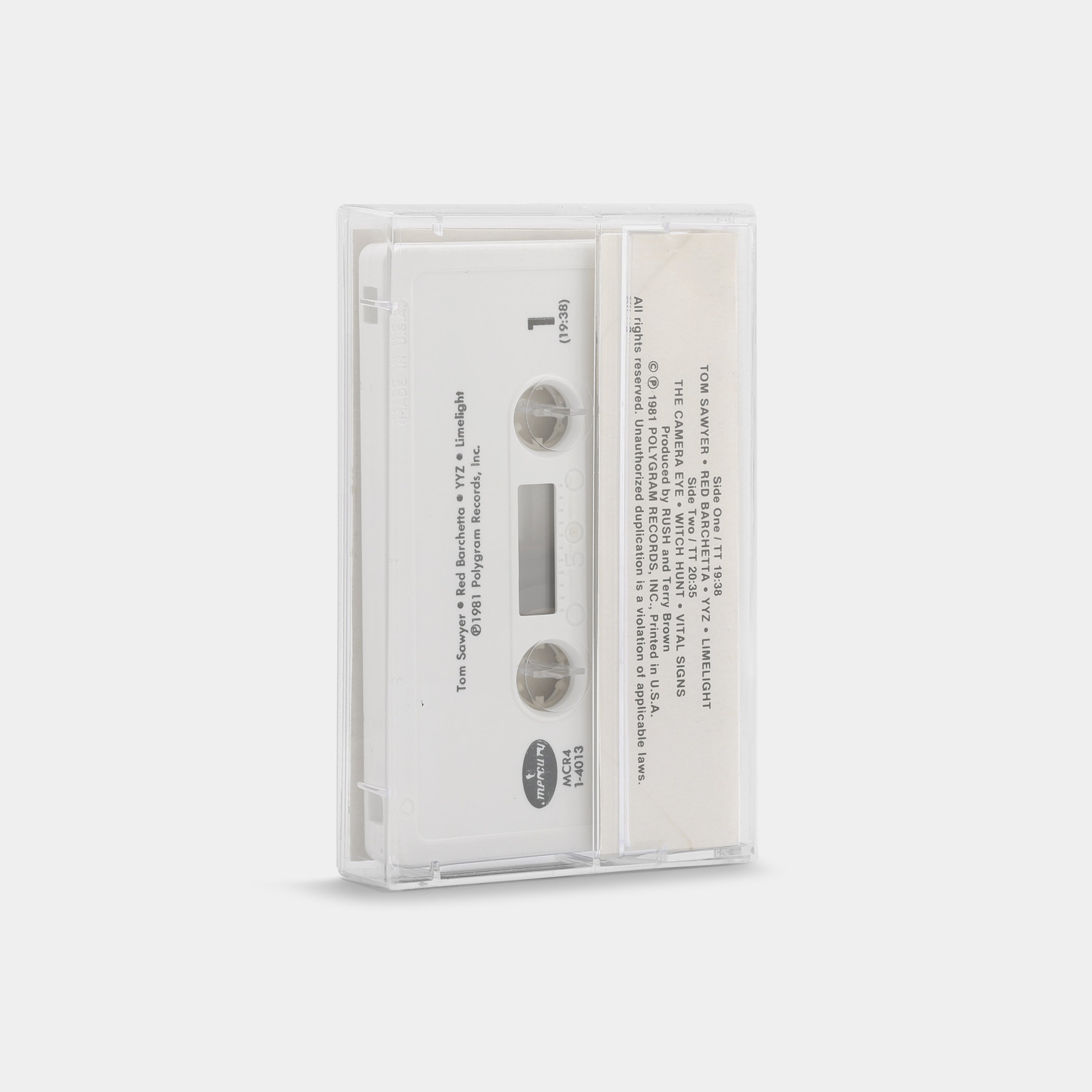 Rush - Moving Pictures Cassette Tape