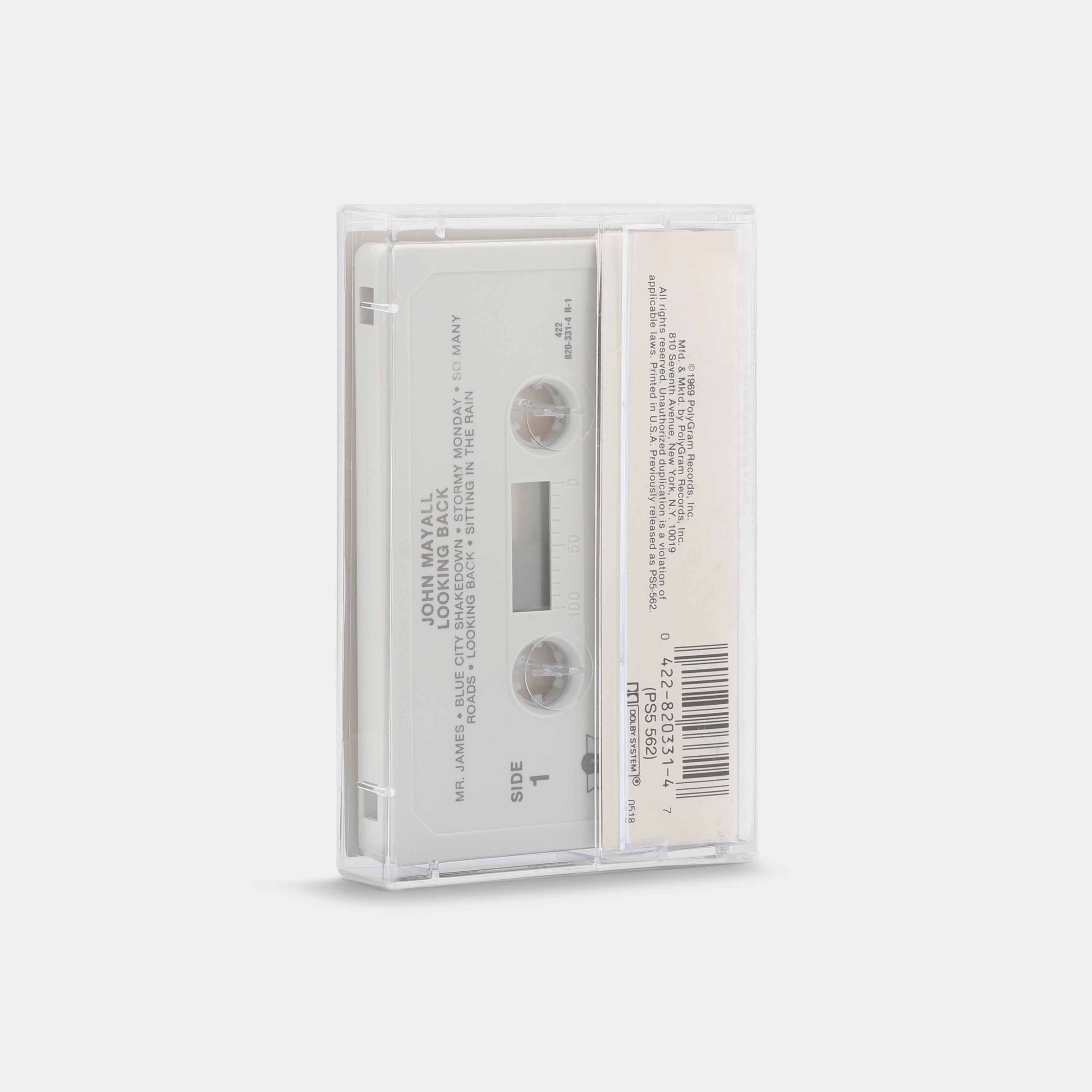 John Mayall - Looking Back Cassette Tape