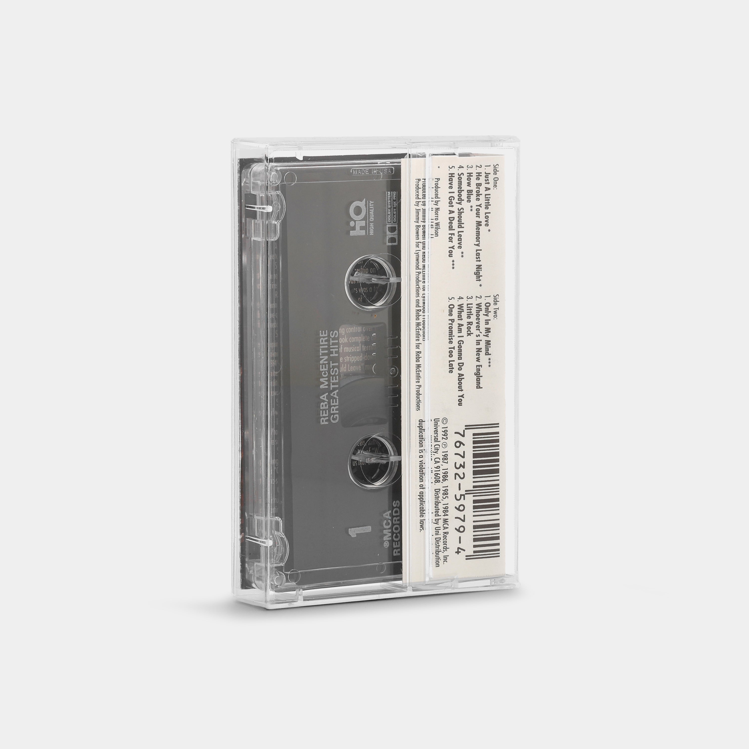 Reba McEntire - Greatest Hits Cassette Tape