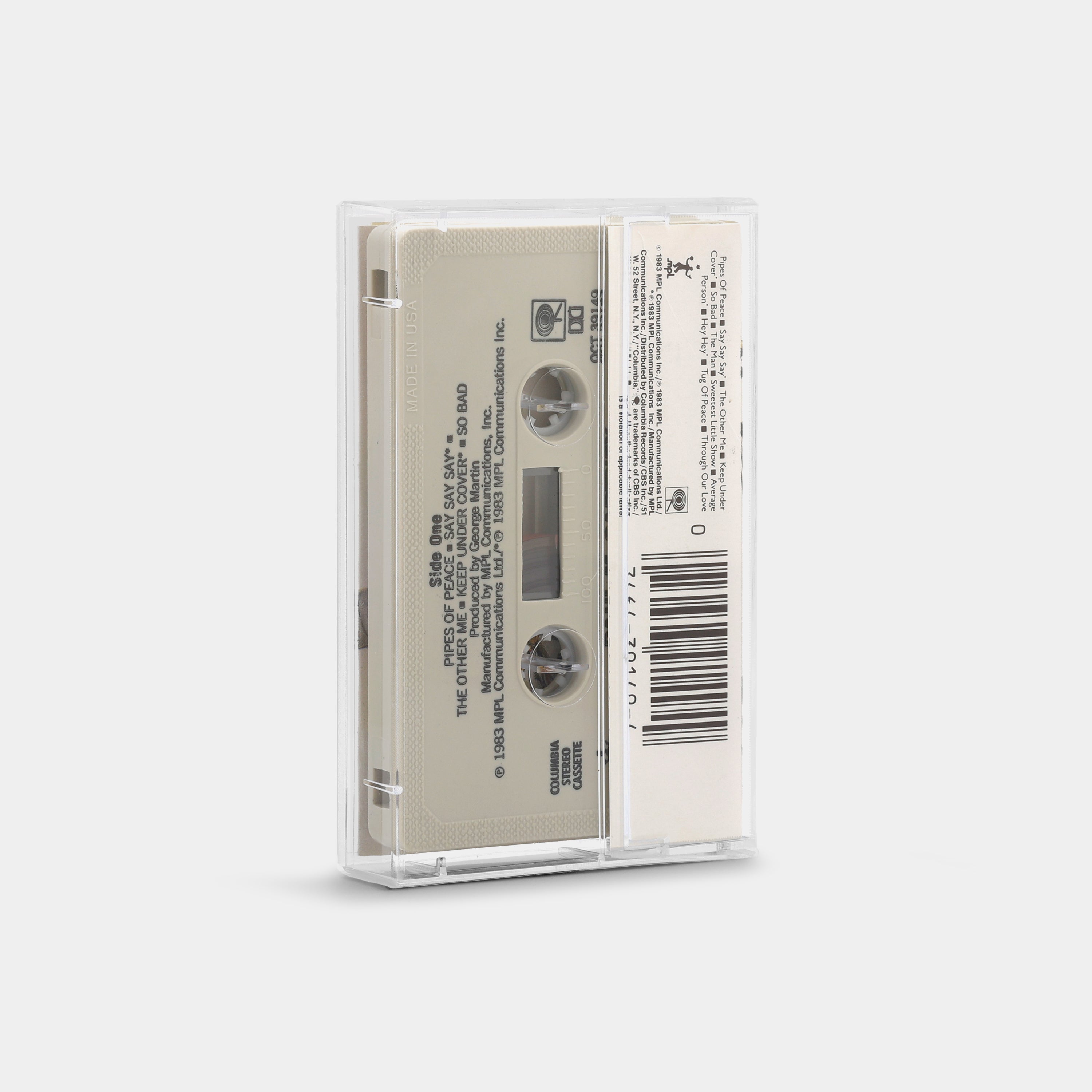 Paul McCartney - Pipes Of Peace Cassette Tape