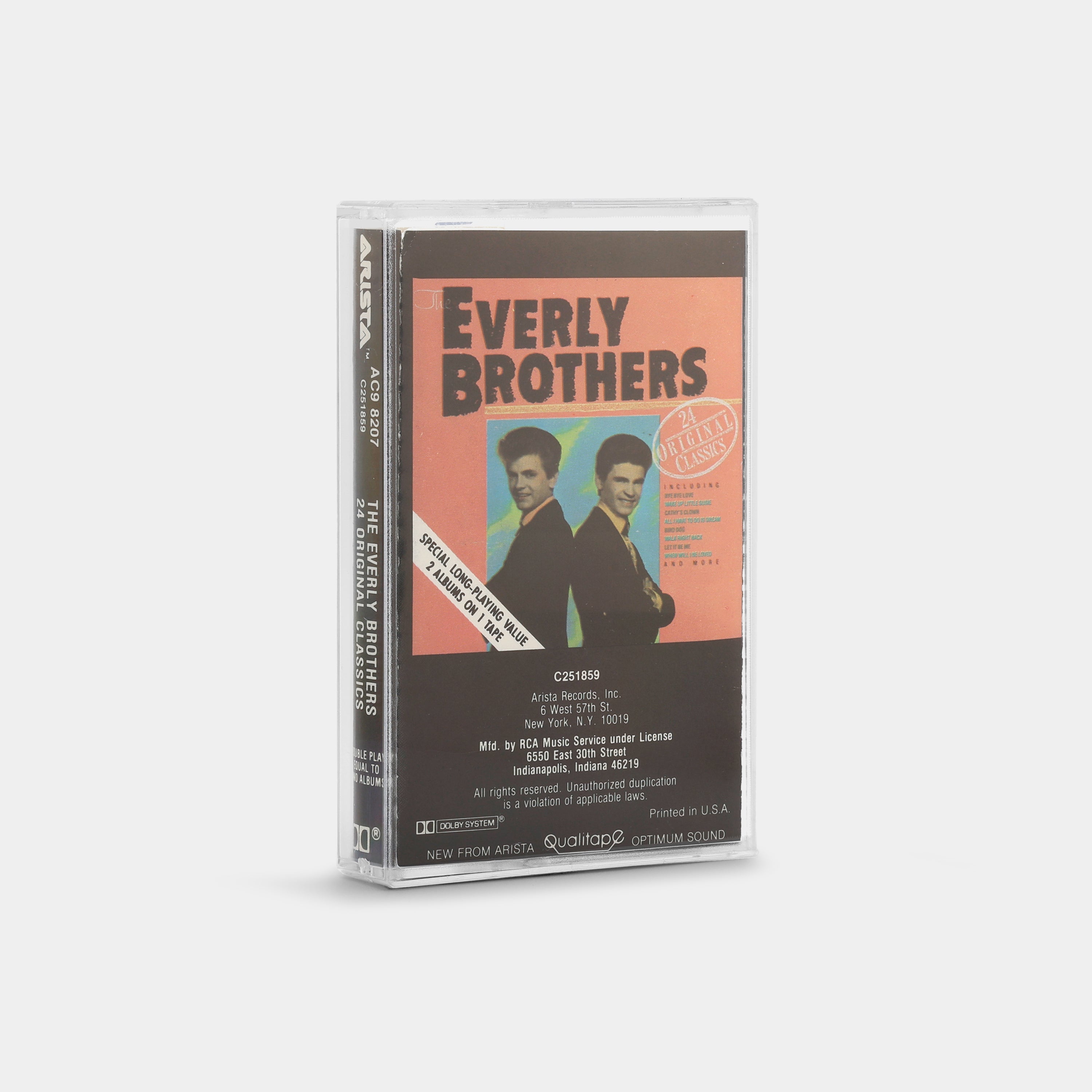 The Everly Brothers - 24 Original Classics Cassette Tape