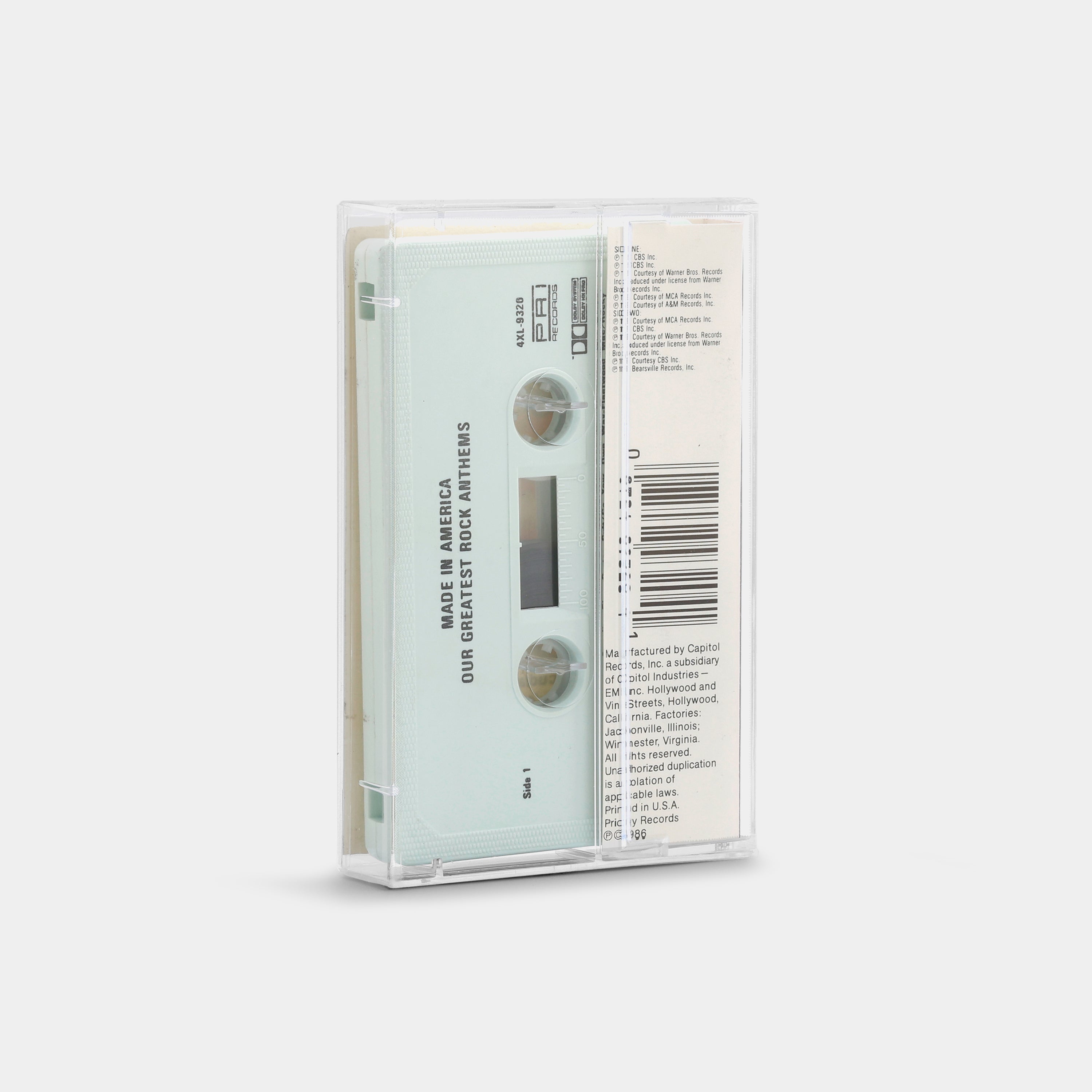 Made In America: Our Greatest Rock Anthems Cassette Tape