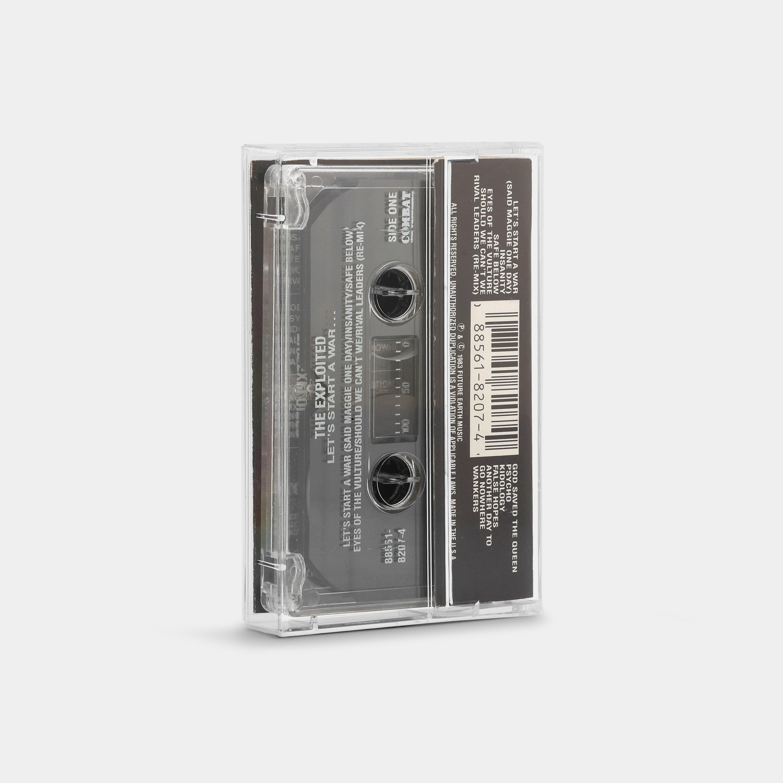 The Exploited - Let's Start A War Cassette Tape