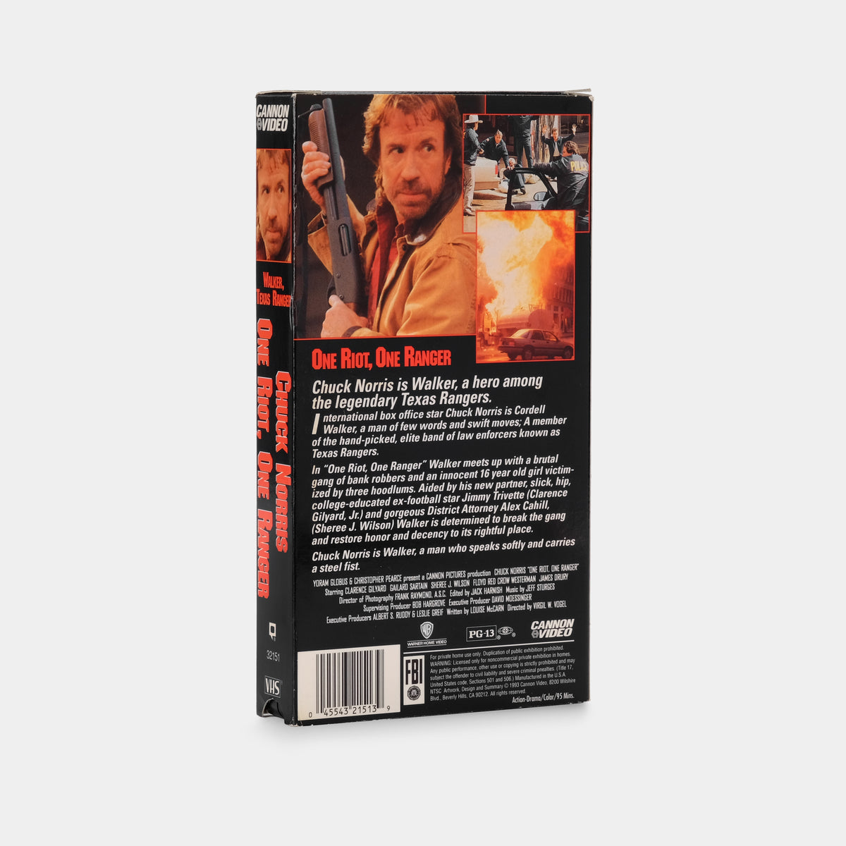Walker, Texas Ranger: One Riot, One Ranger VHS Tape – Retrospekt