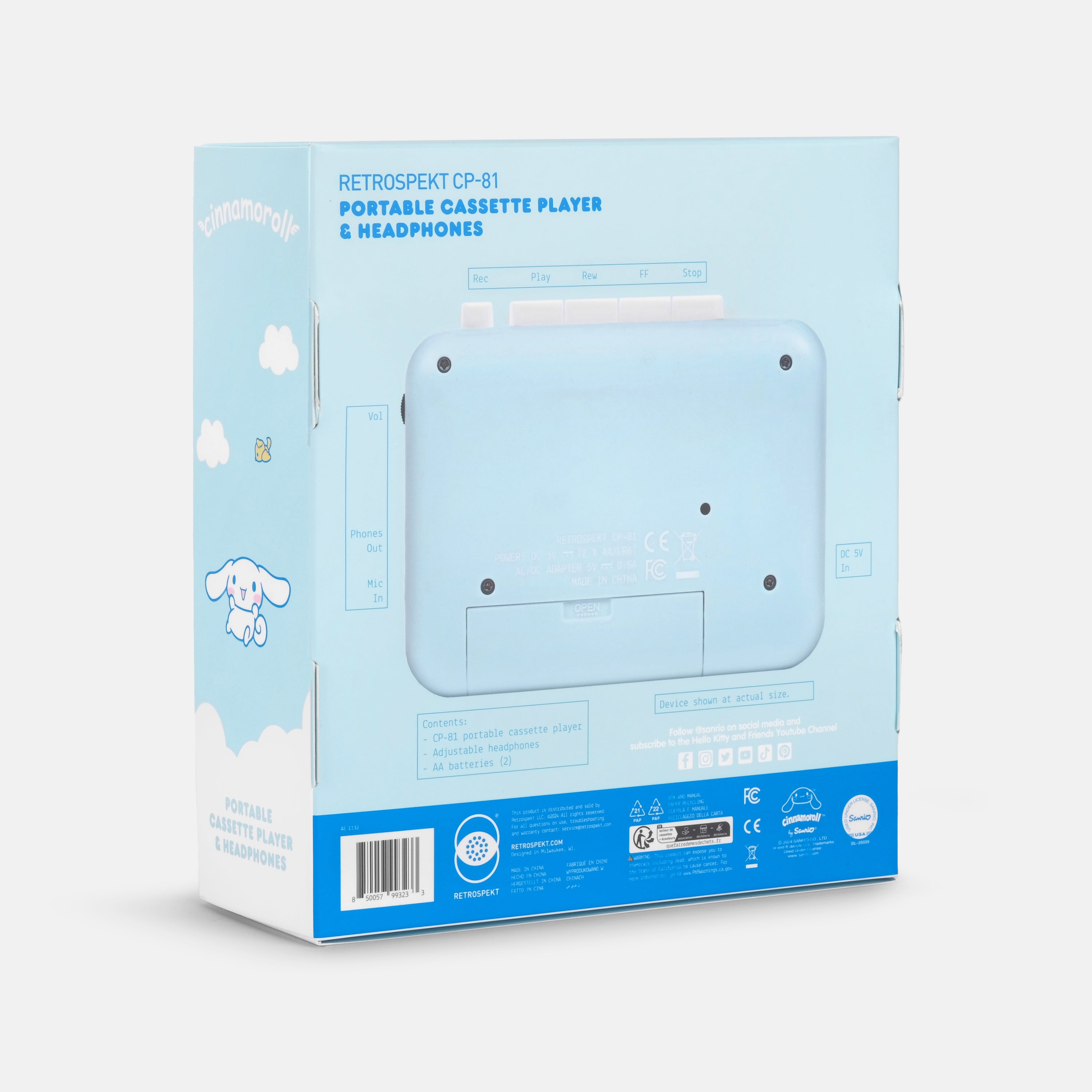 Cinnamoroll CP-81 Portable Cassette Player