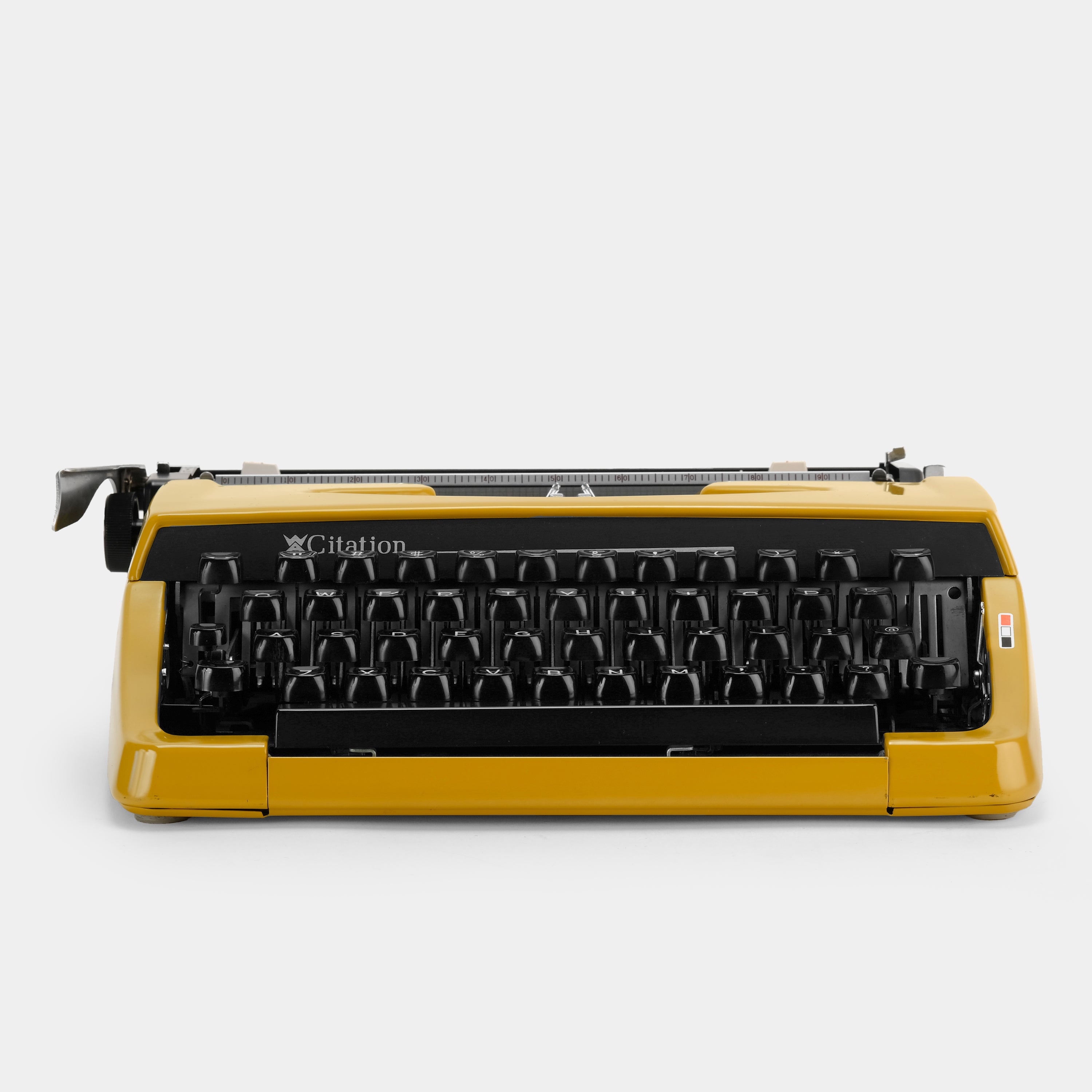 Brother Citation Yellow Manual Typewriter and Case