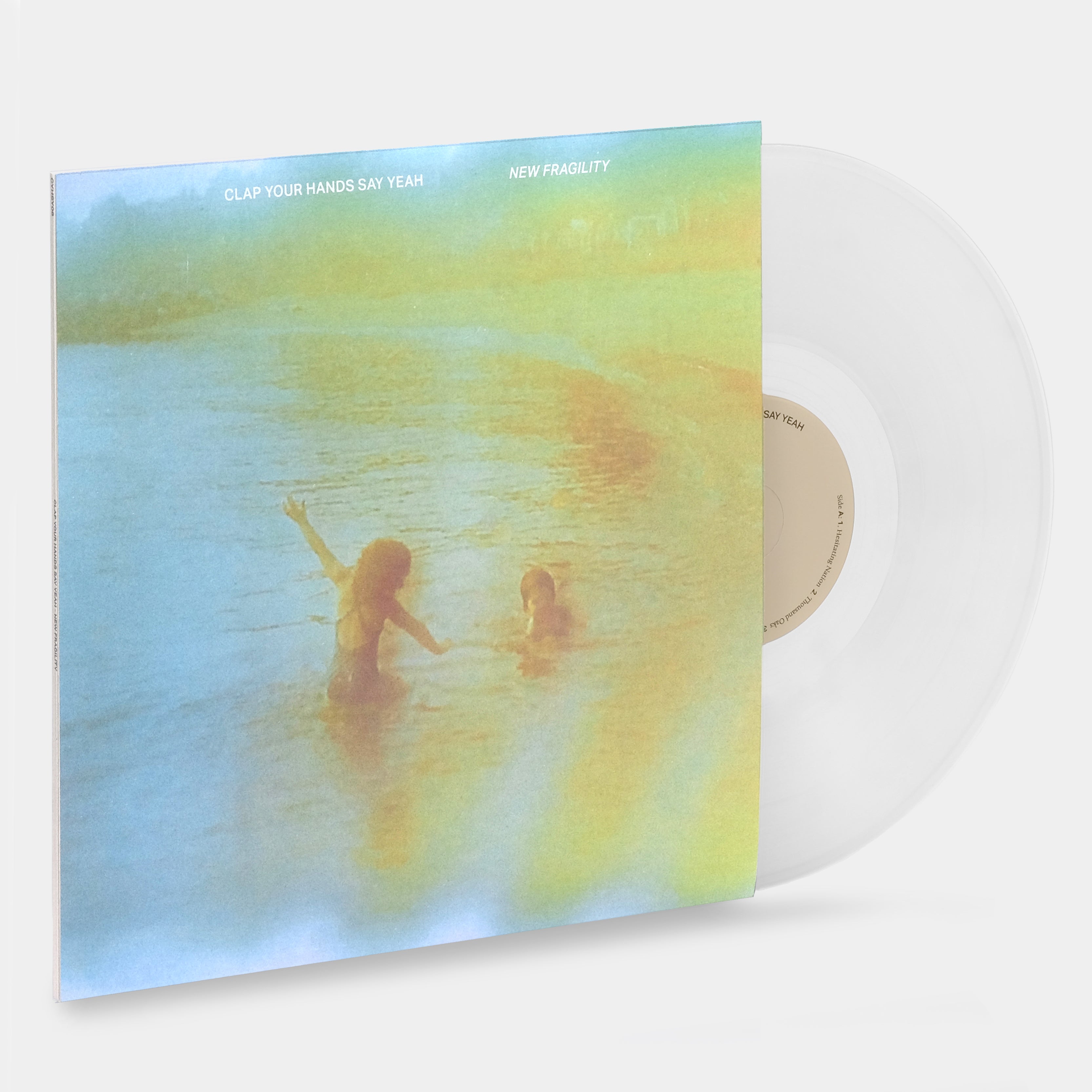 Clap Your Hands Say Yeah - New Fragility LP Milky Clear Translucent Vinyl Record