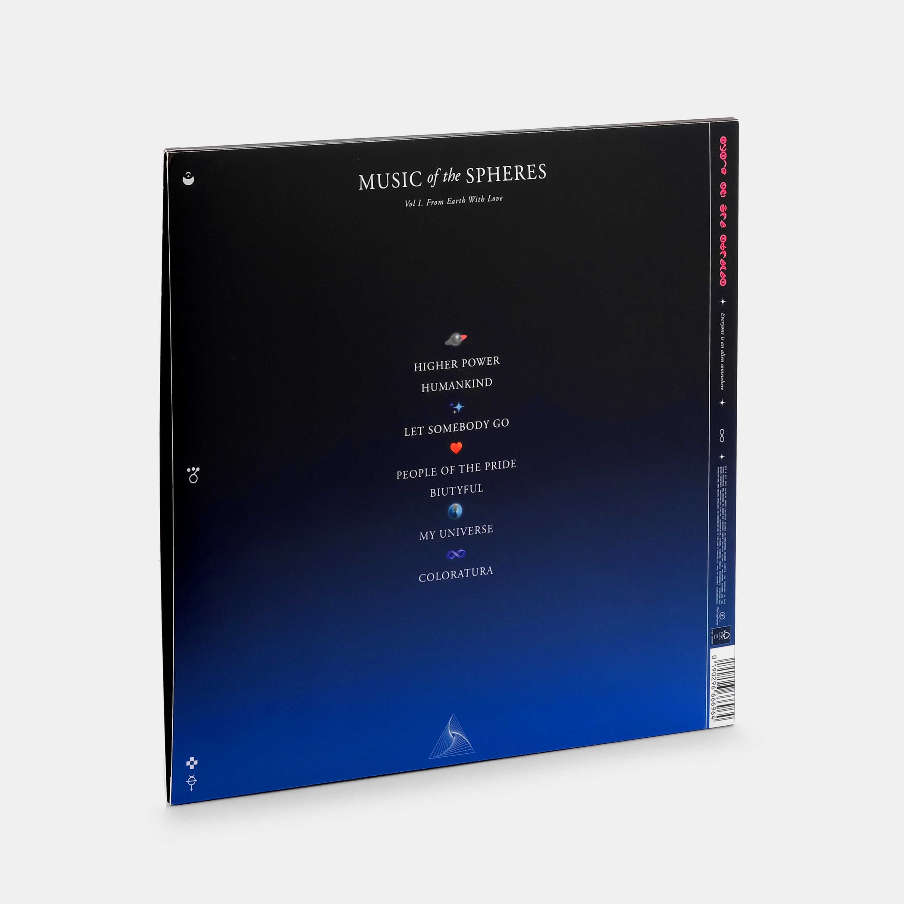 Coldplay - Music Of The Spheres LP Colored Recycled Vinyl Record