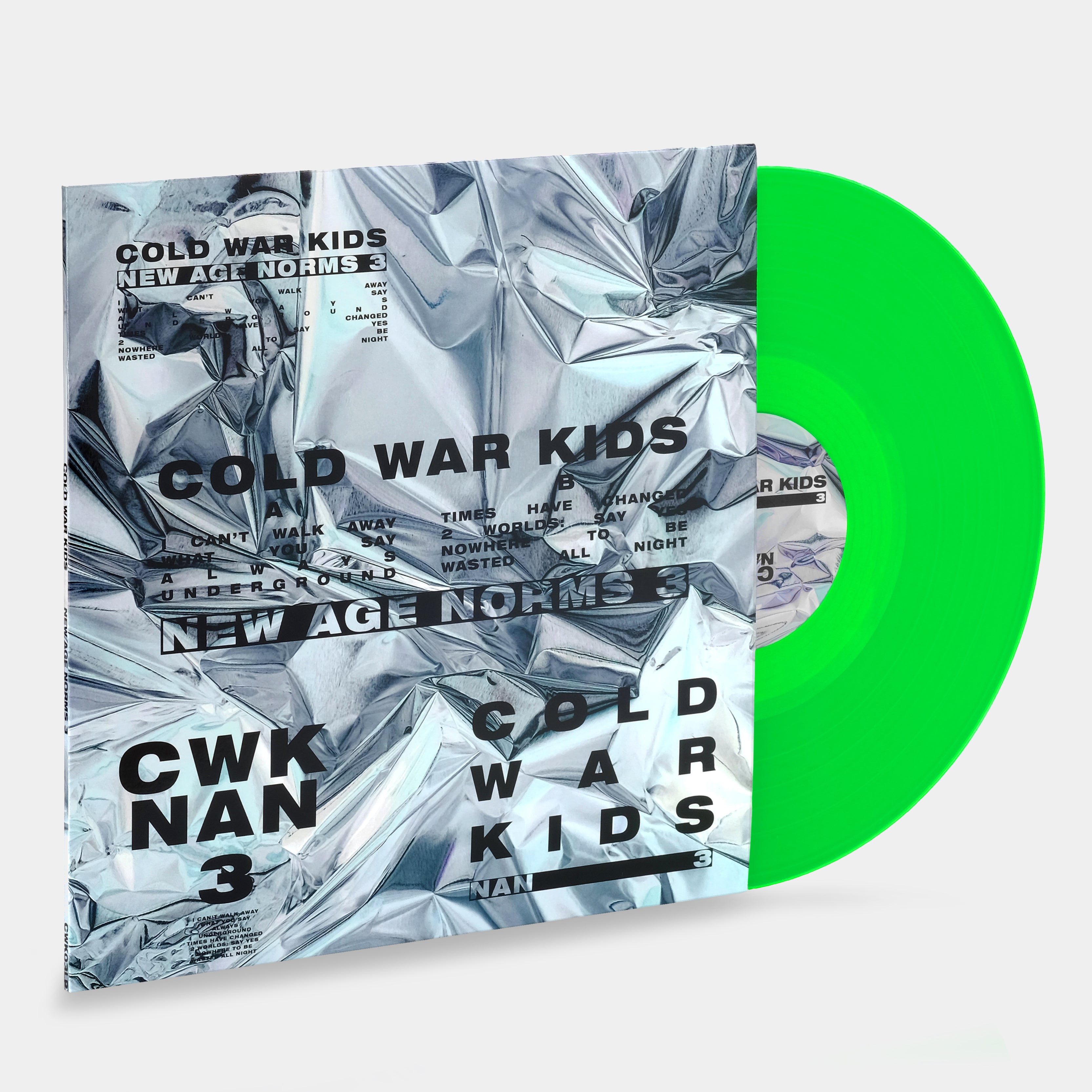 Cold War Kids - New Age Norms 3 (Indie Exclusive) LP Neon Green Vinyl Record