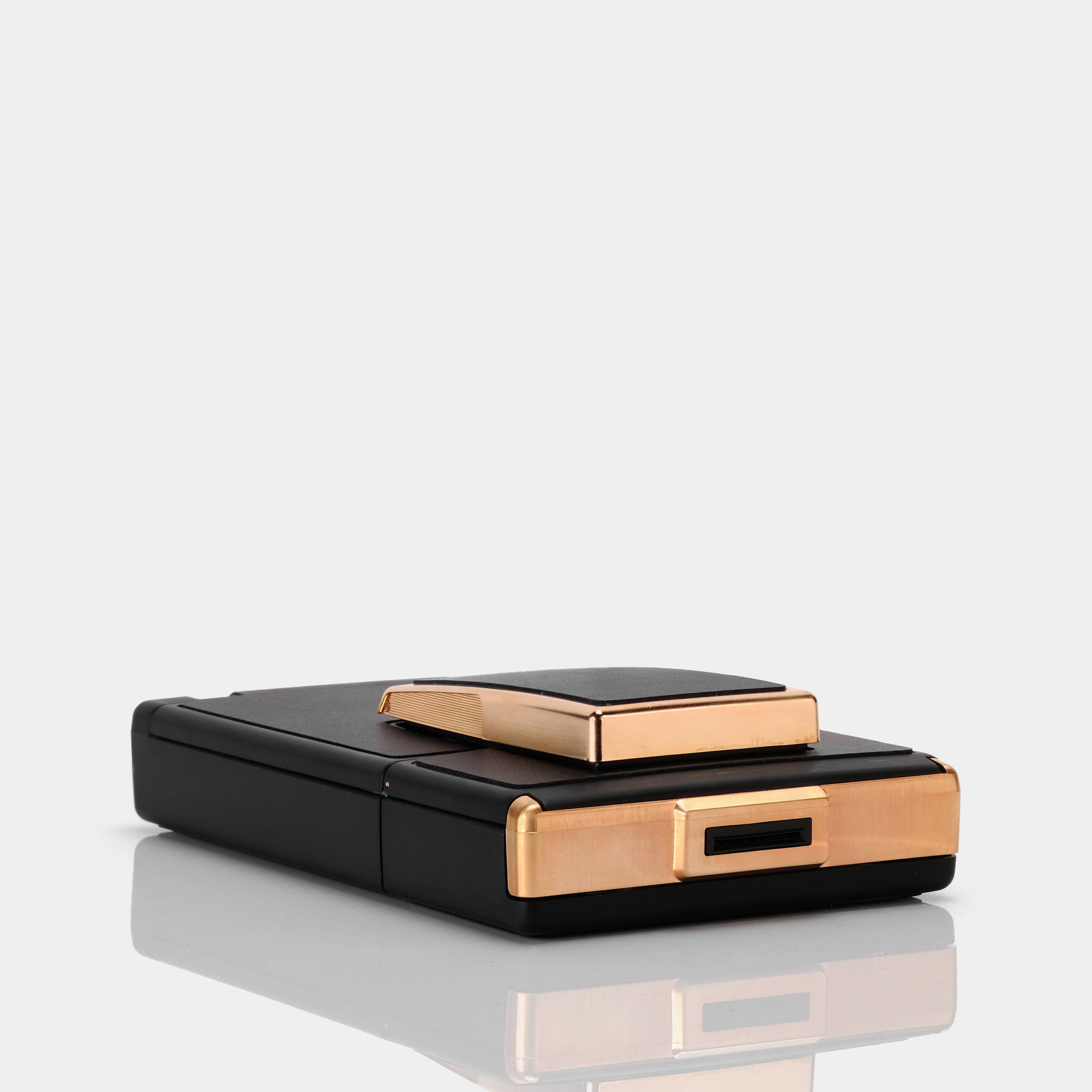 Polaroid SX-70 Alpha 1 Model 2 Black with Rose Gold Folding Instant Fi