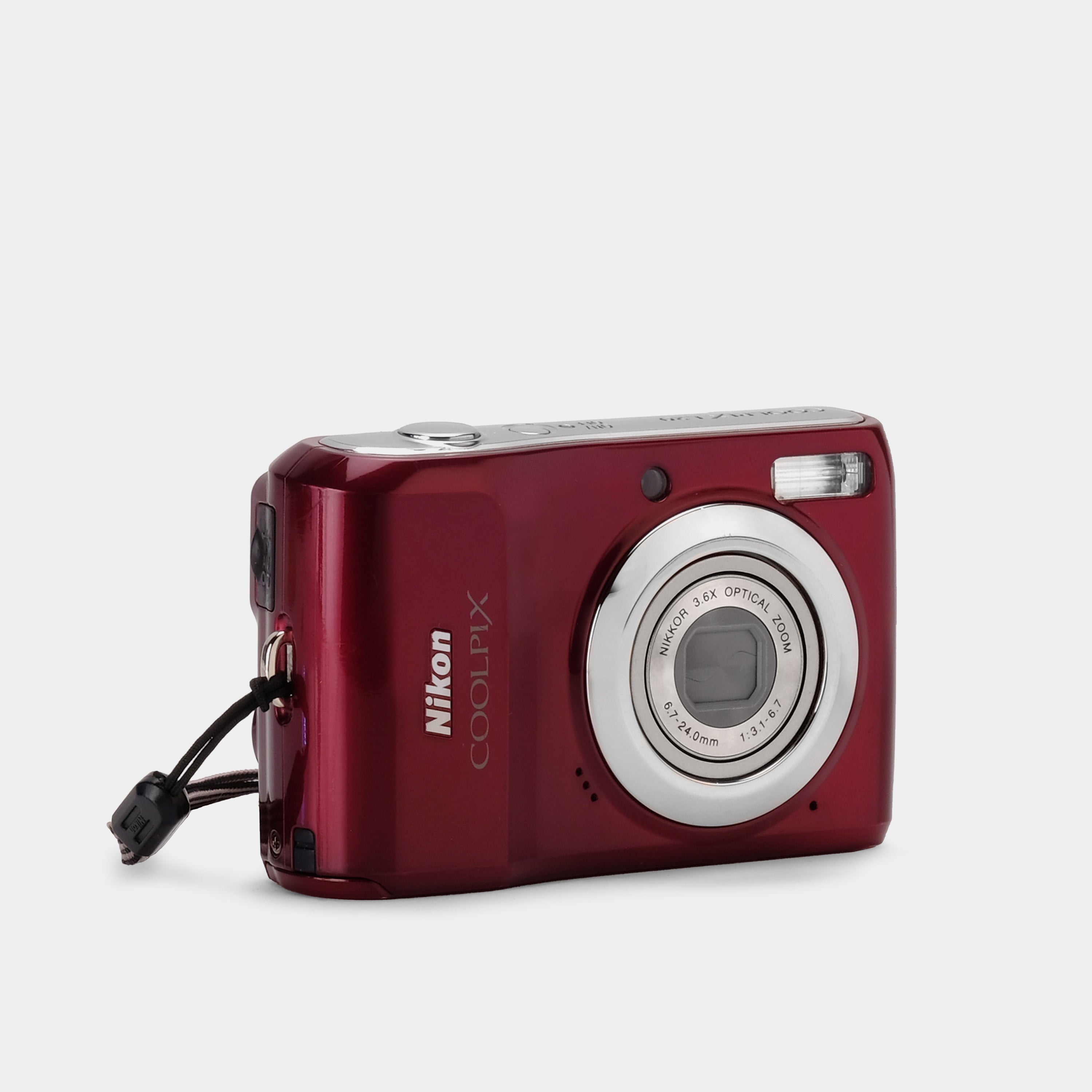 Nikon Coolpix L20 Maroon Point and Shoot Digital Camera