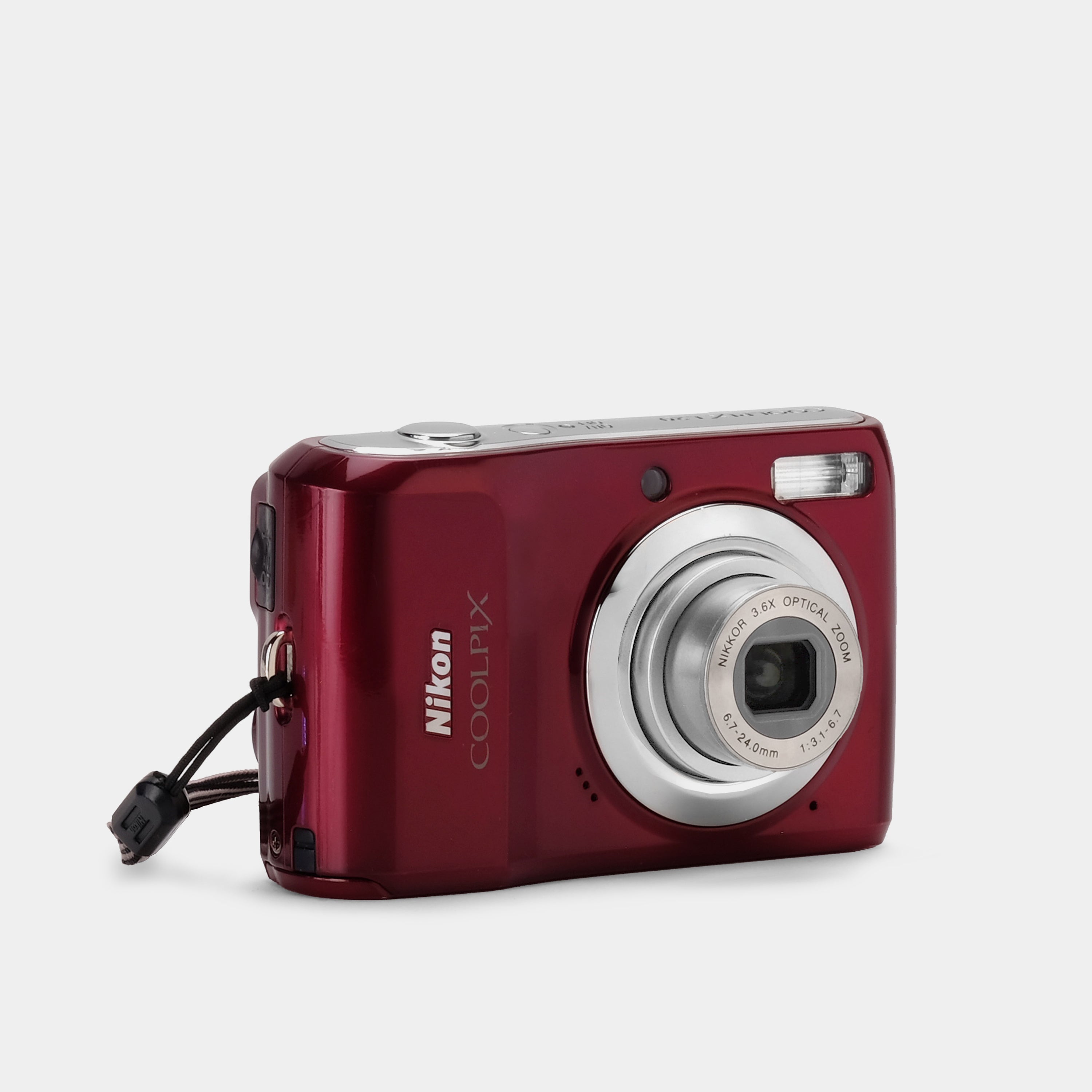 Nikon Coolpix L20 Maroon Point and Shoot Digital Camera